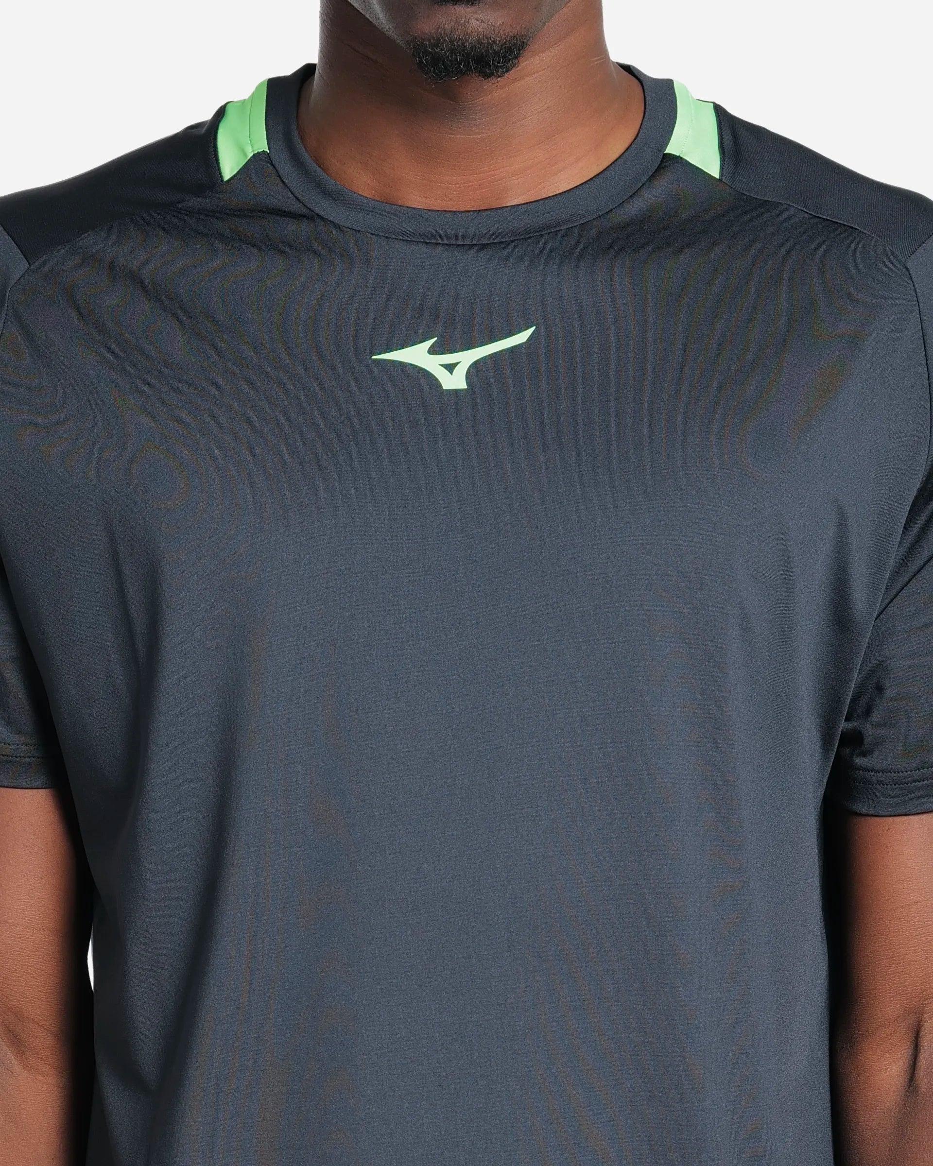 Tennis Tee Black/Vert