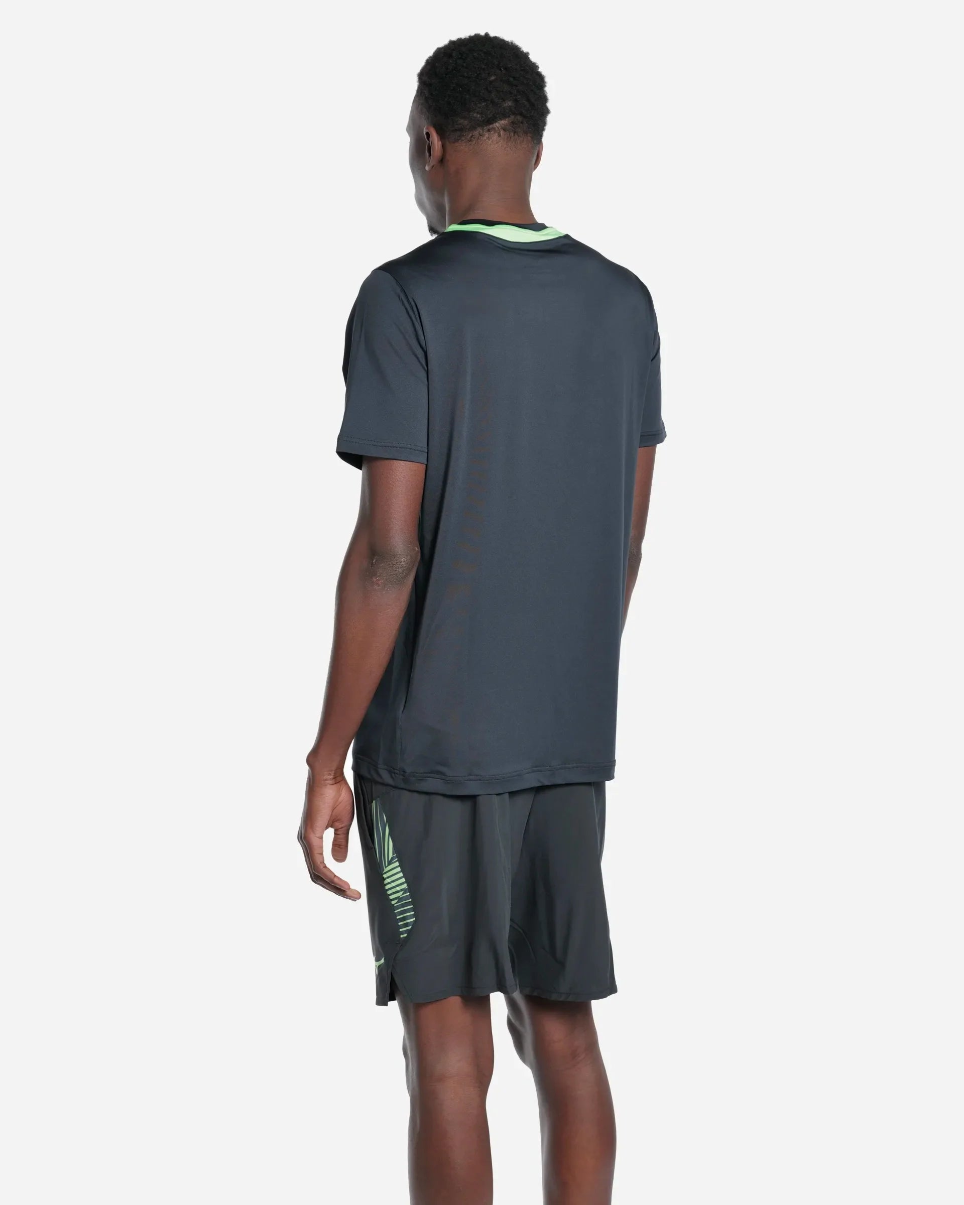 Tennis Tee Black/Vert