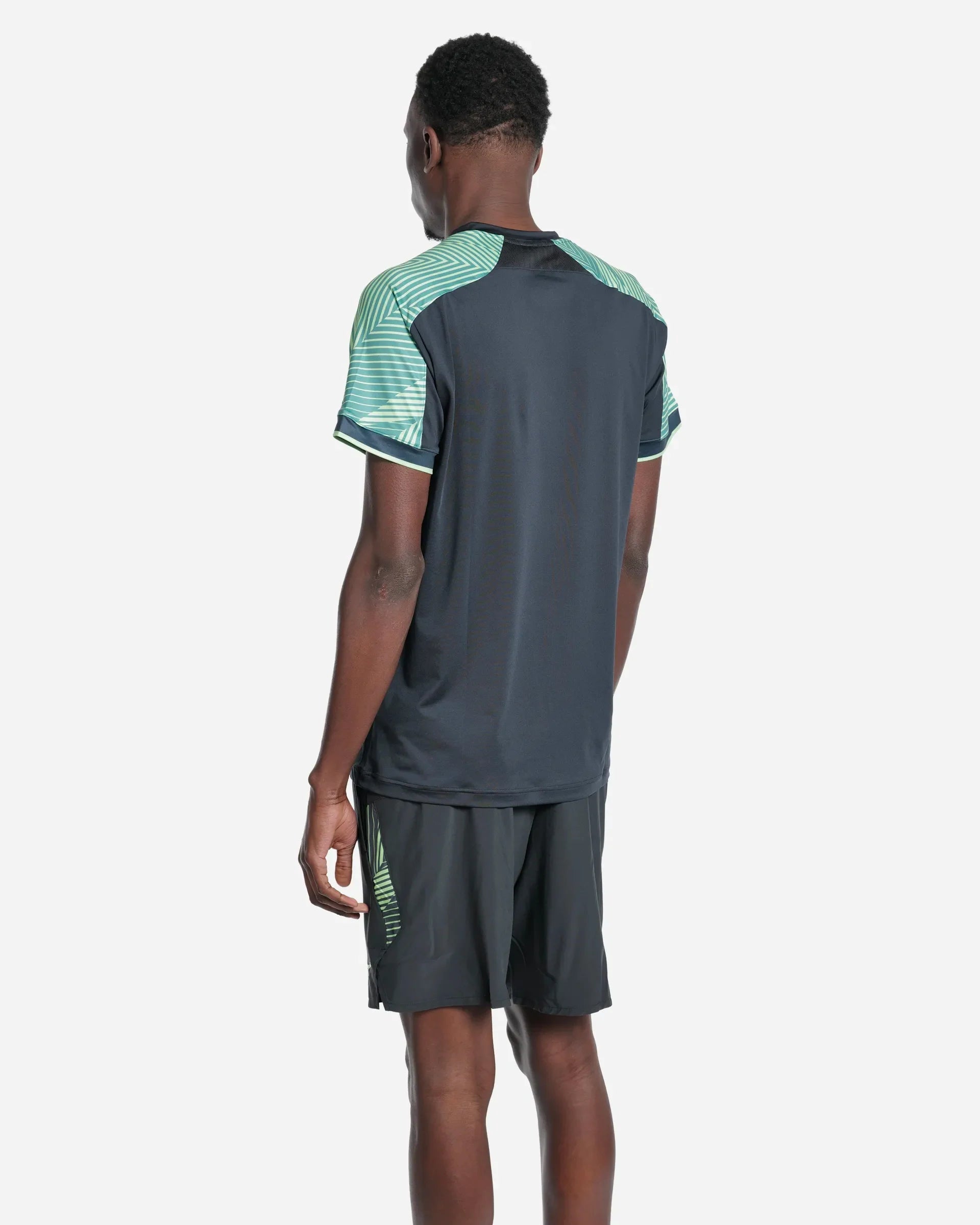 Tennis Shadow S/Sleeve Tee Black/Vert