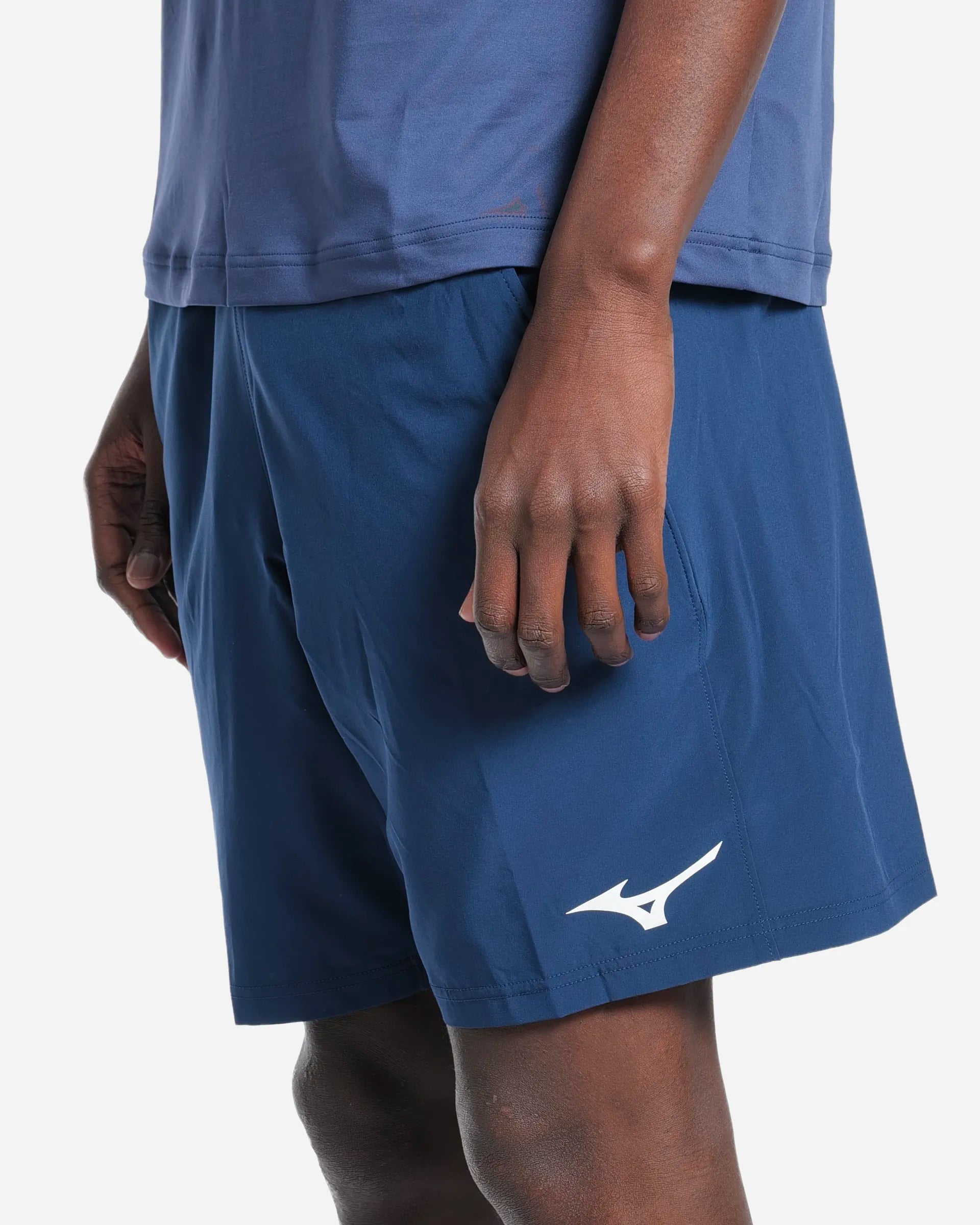 Tennis 8 In Flex Short Bleu/White