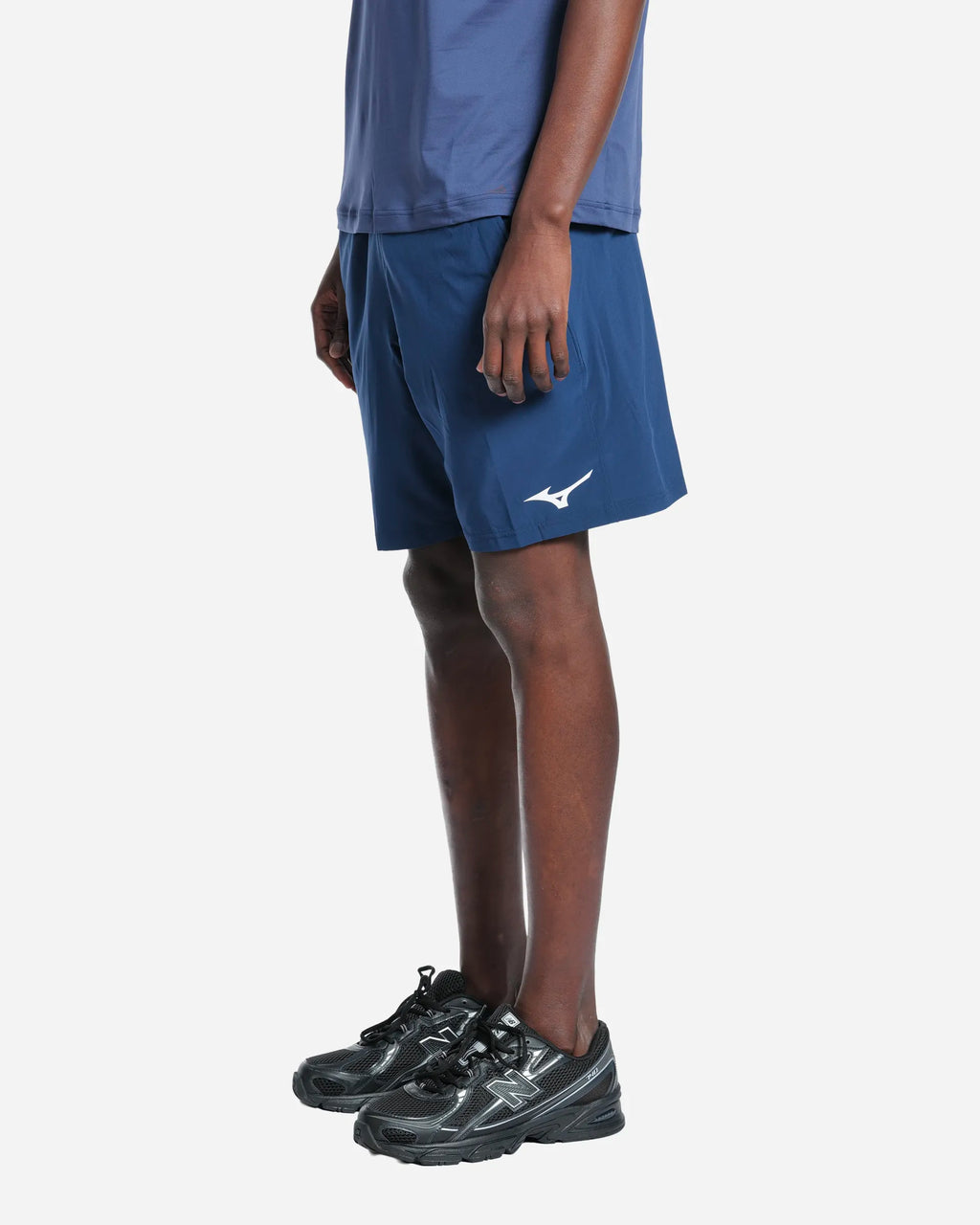 Tennis 8 In Flex Short Bleu/White