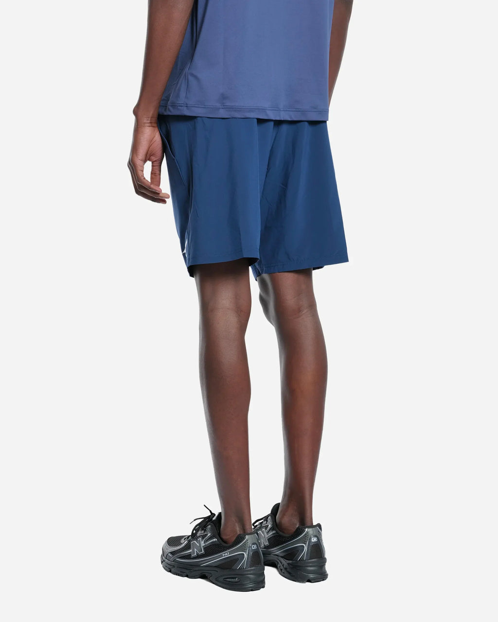 Tennis 8 In Flex Short Bleu/White