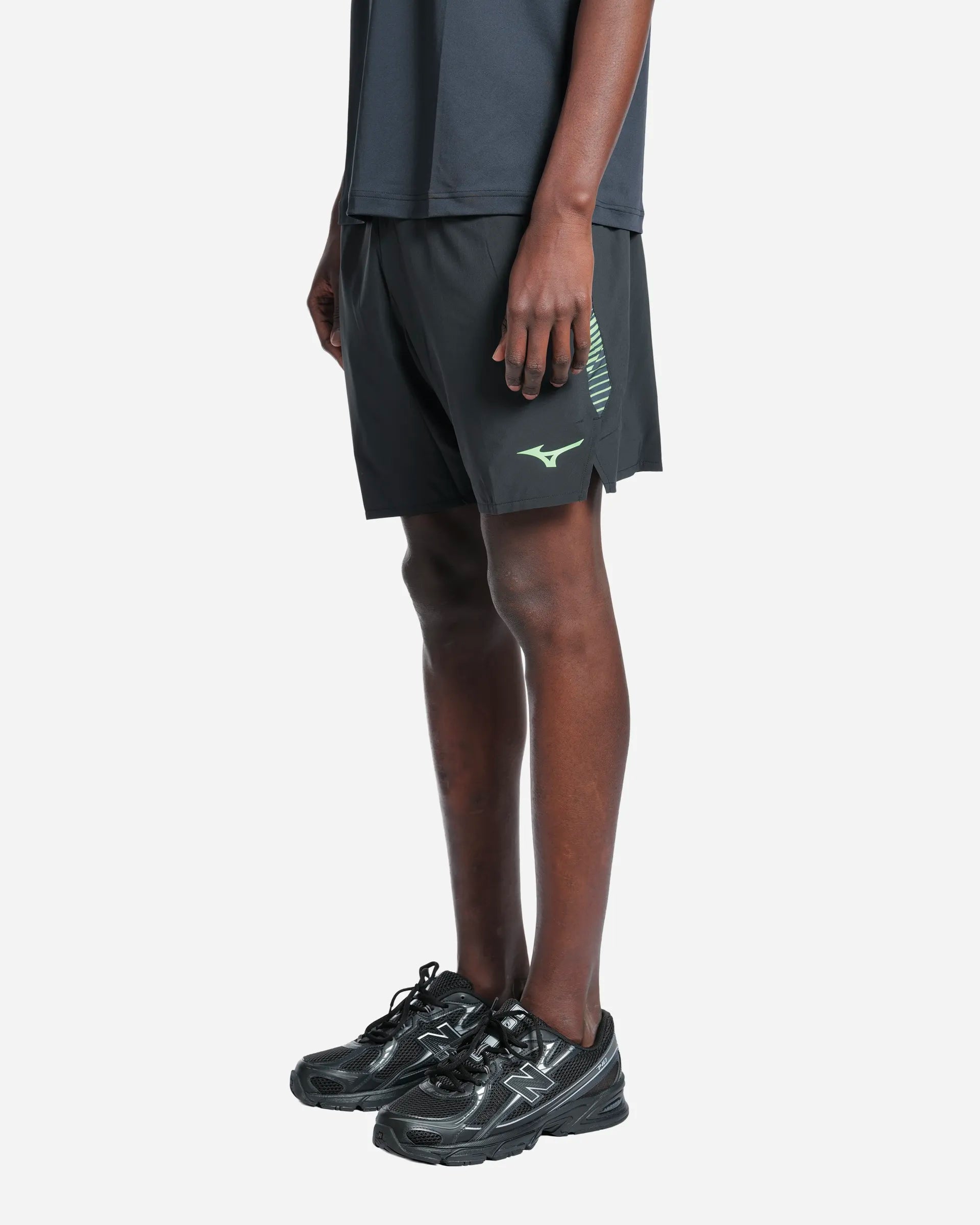 TENNIS 7 Inches Amplify Short Black/Vert