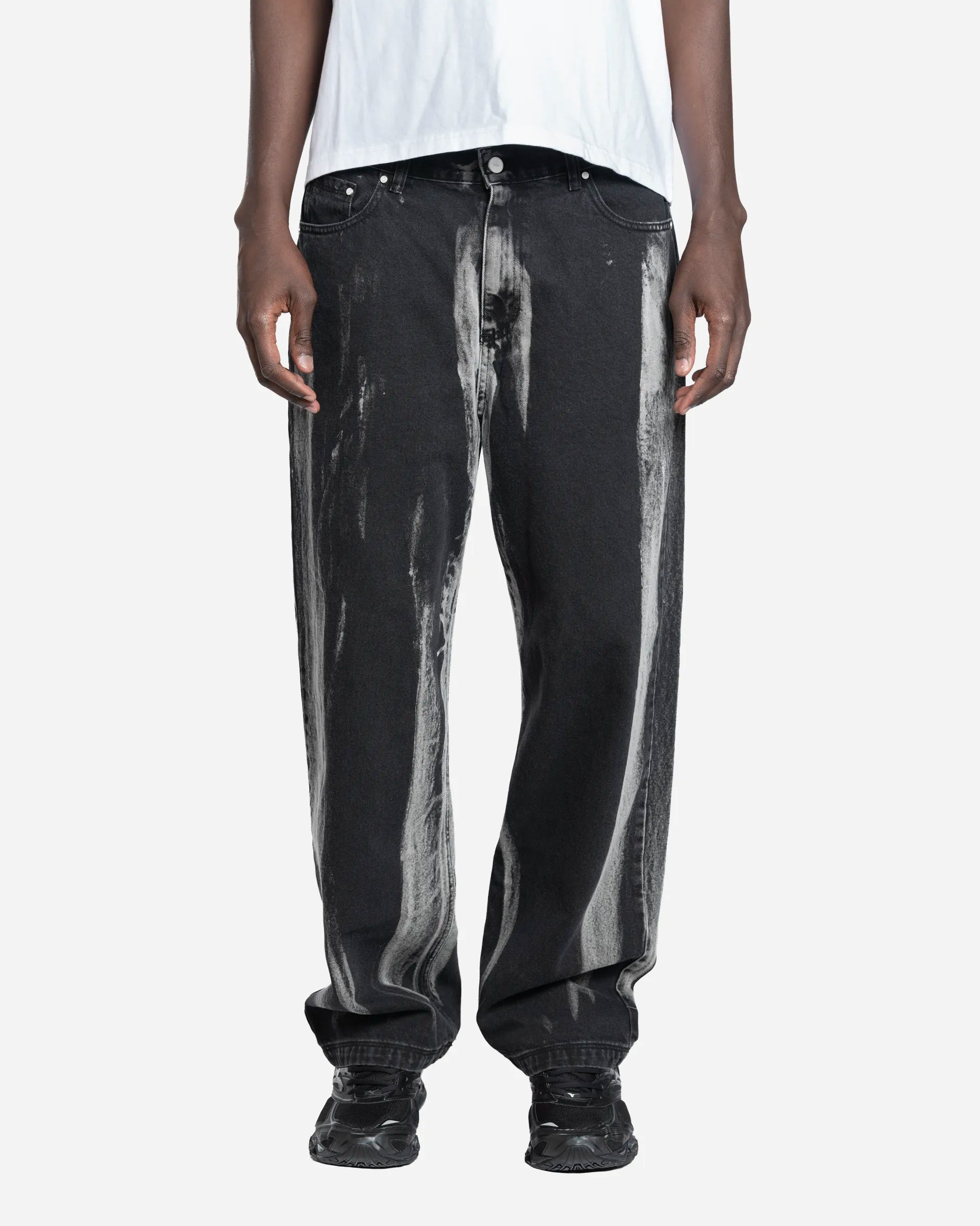 Pantalon en Denim Washed