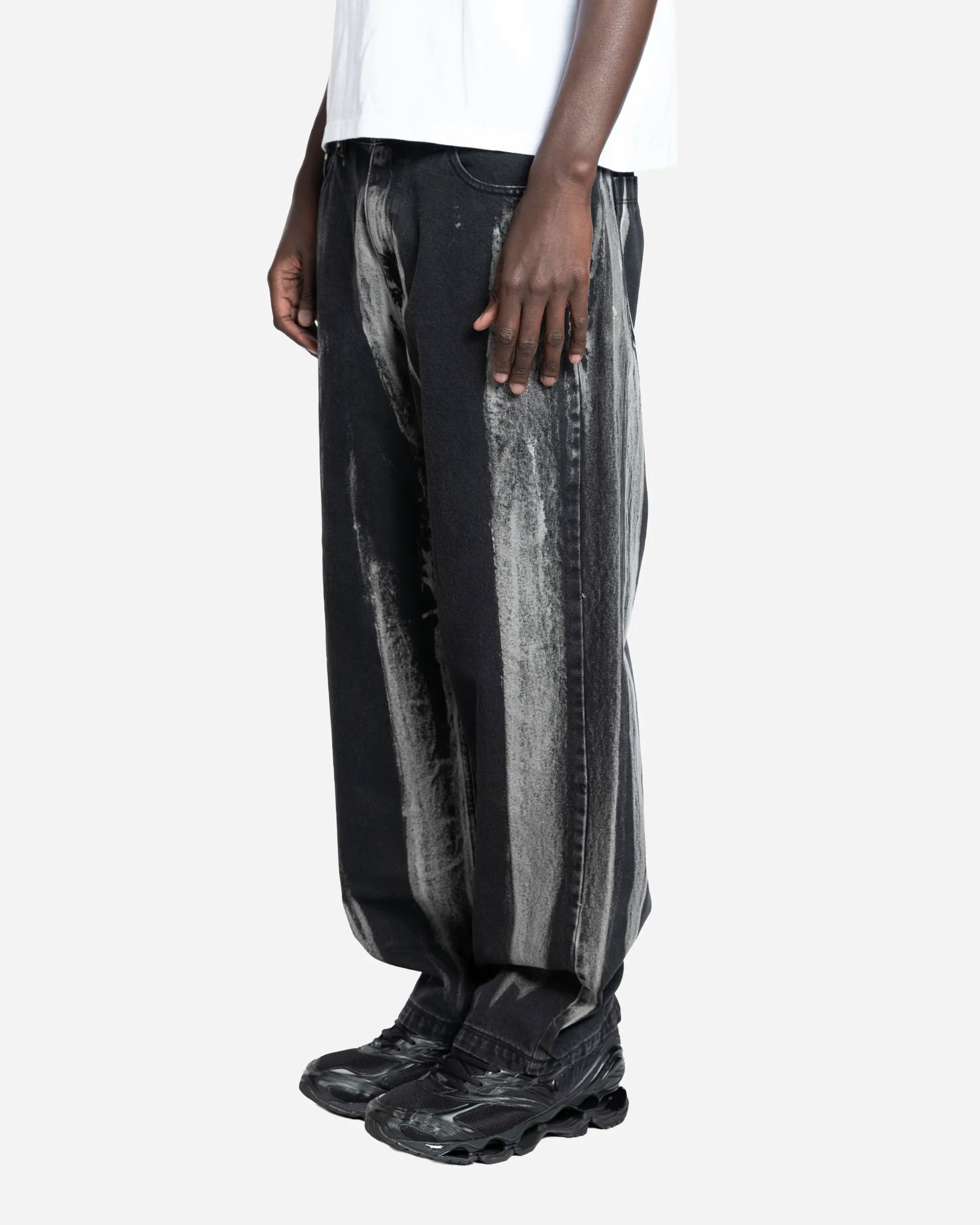 Pantalon en Denim Washed
