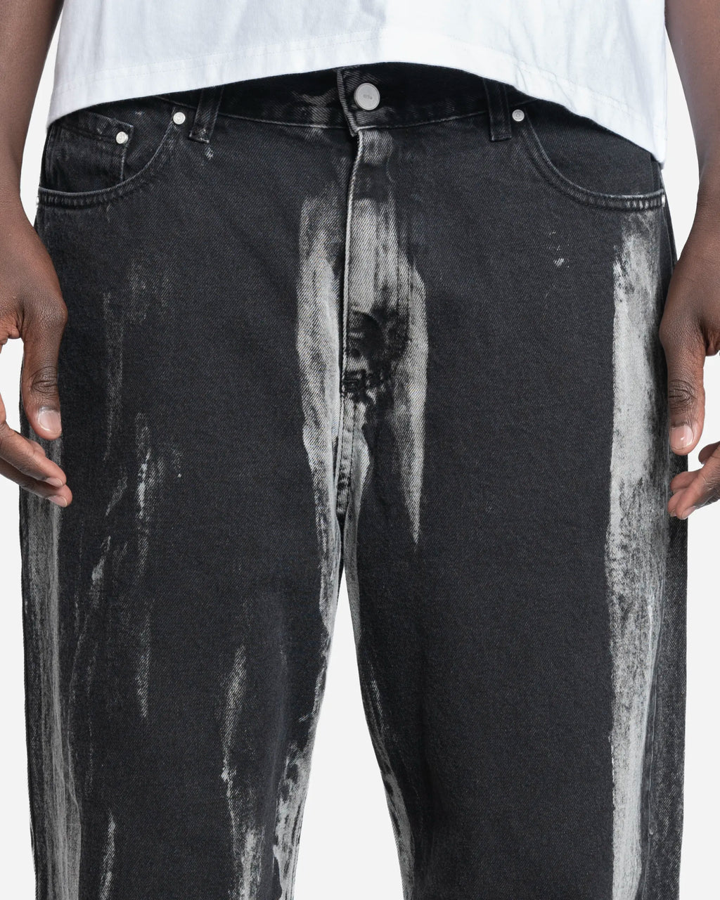 Pantalon en Denim Washed