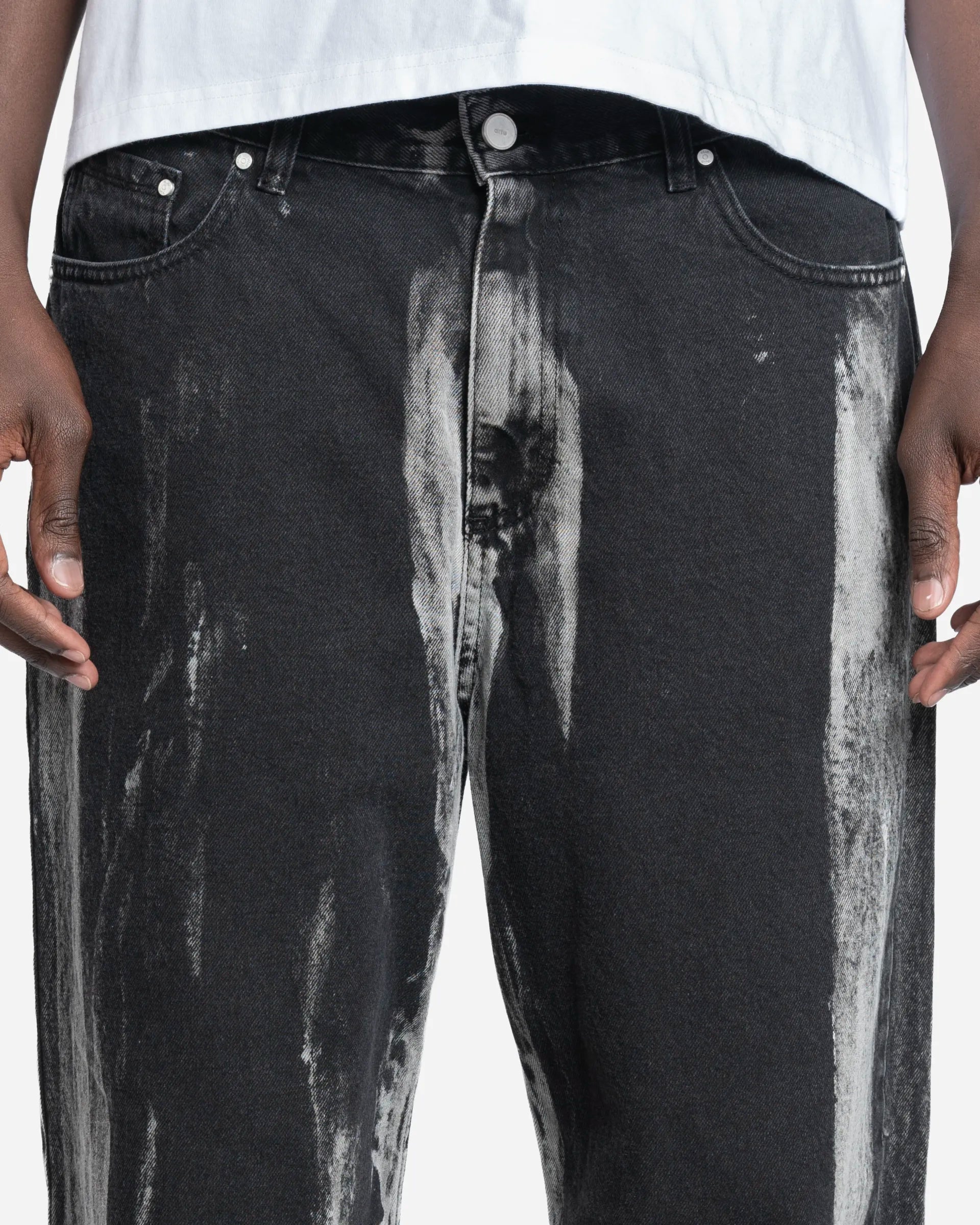 Pantalon en Denim Washed