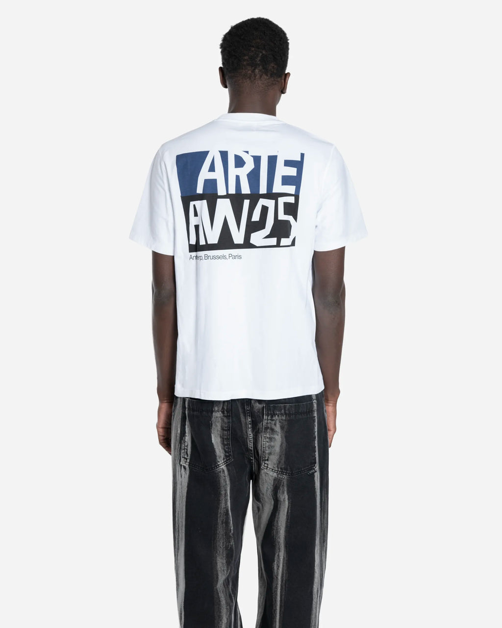 T-shirt à Imprimé Découpé