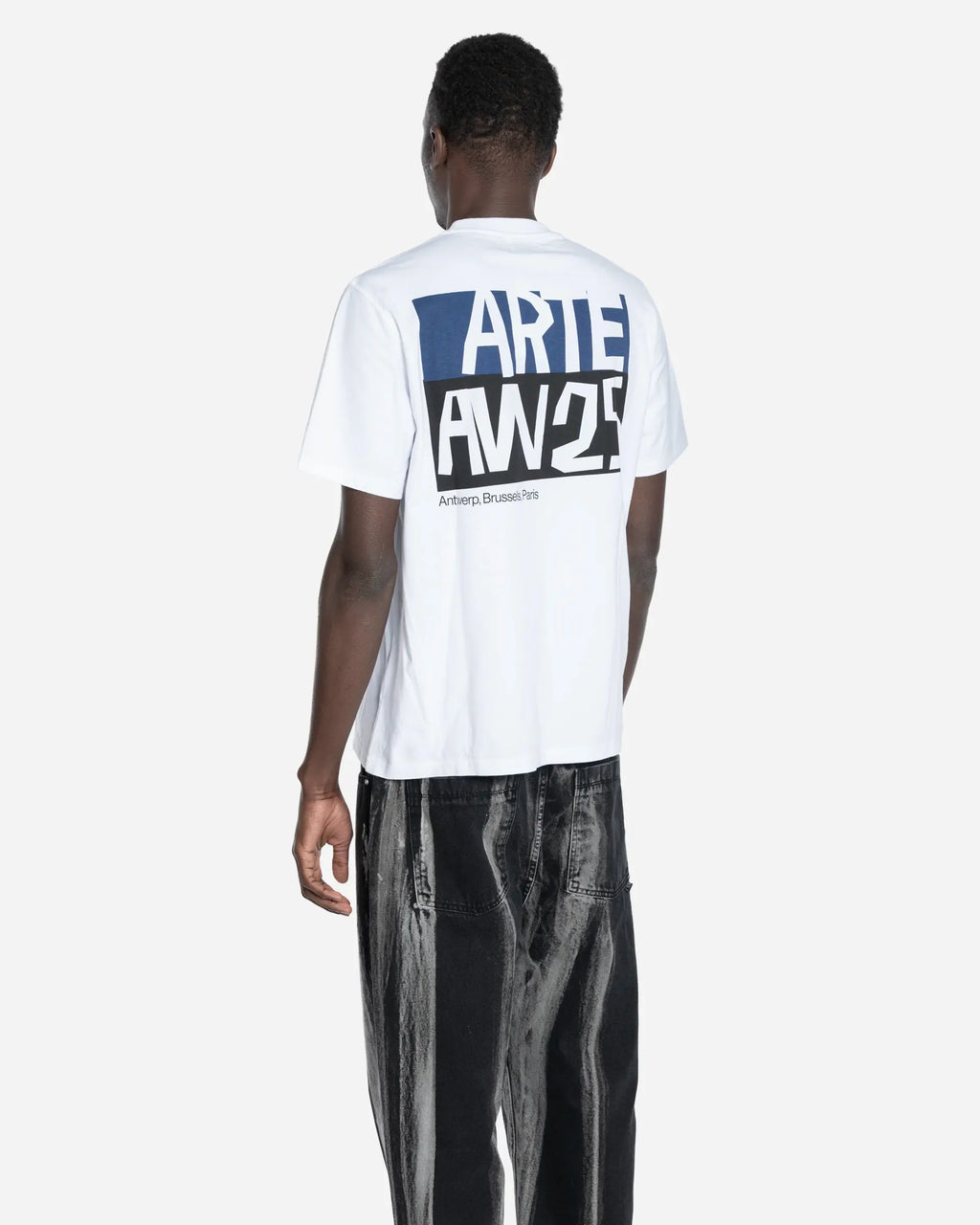 T-shirt à Imprimé Découpé