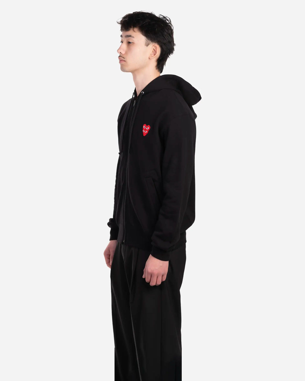 Sweatshirt Zippé Double Red Heart