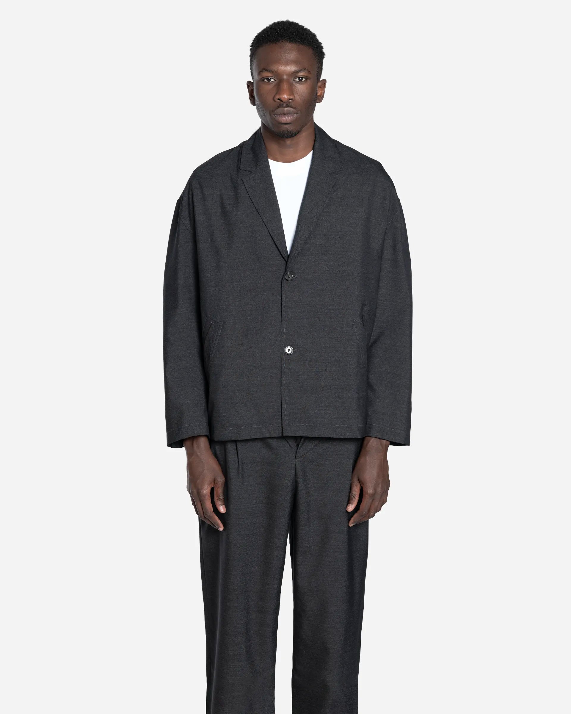 Blazer en Laine Dark Grey