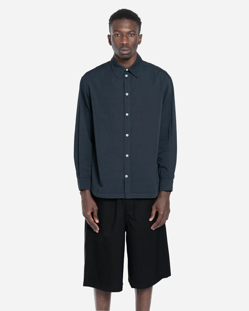 Chemise Everyday en Soie Noir