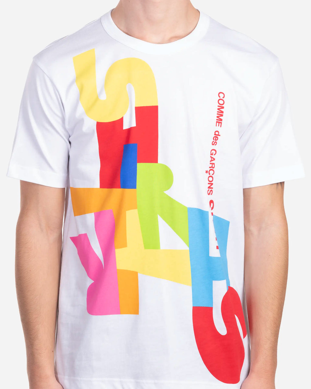 T-Shirt Knit White / Print