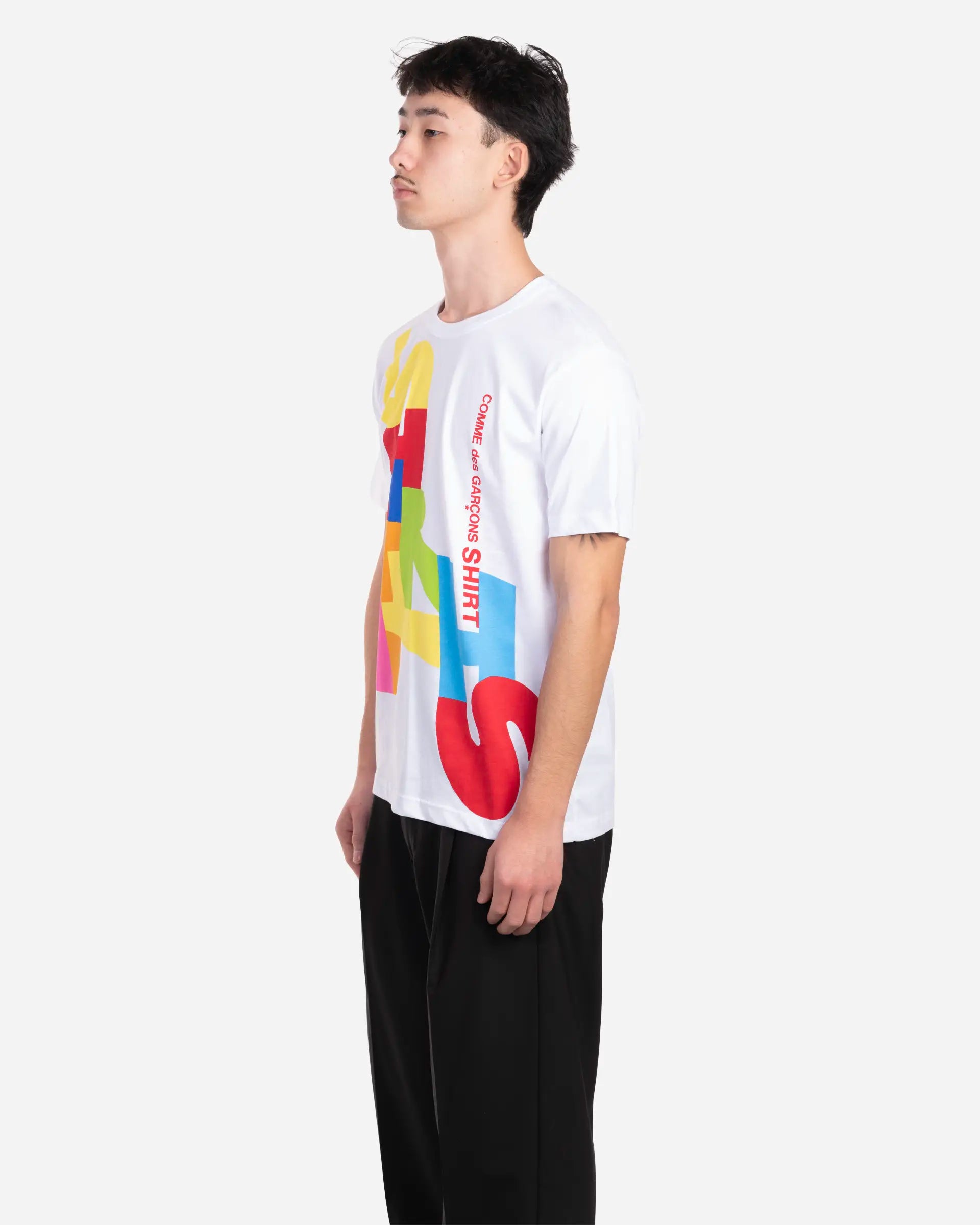 T-Shirt Knit White / Print