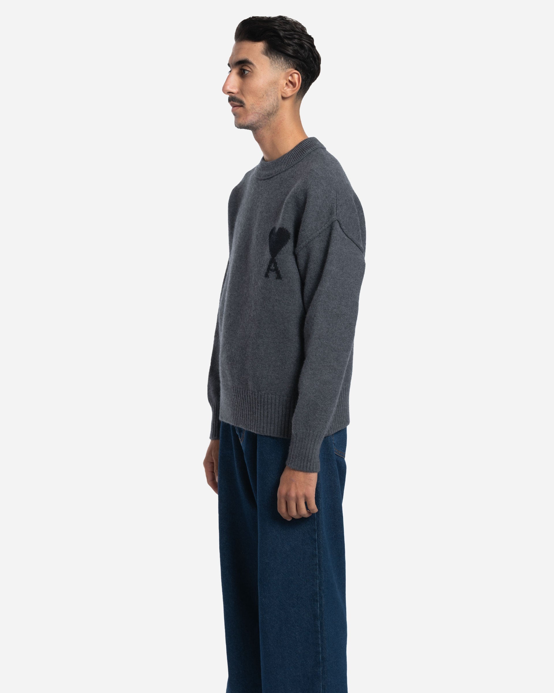 Pull Col Rond Ami De Coeur en Laine