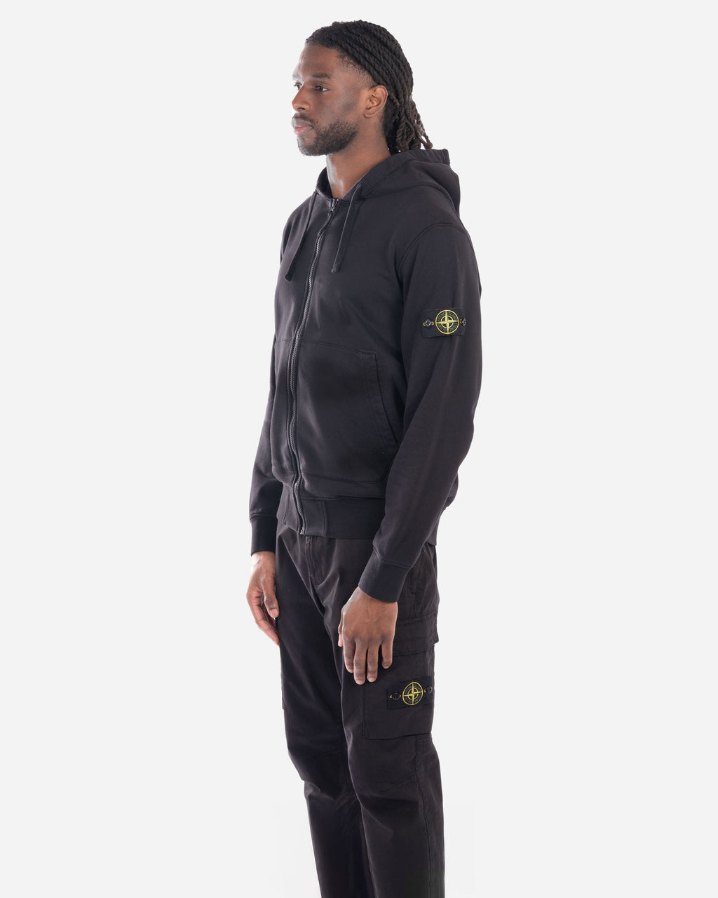Sweatshirt à Capuche Noir
