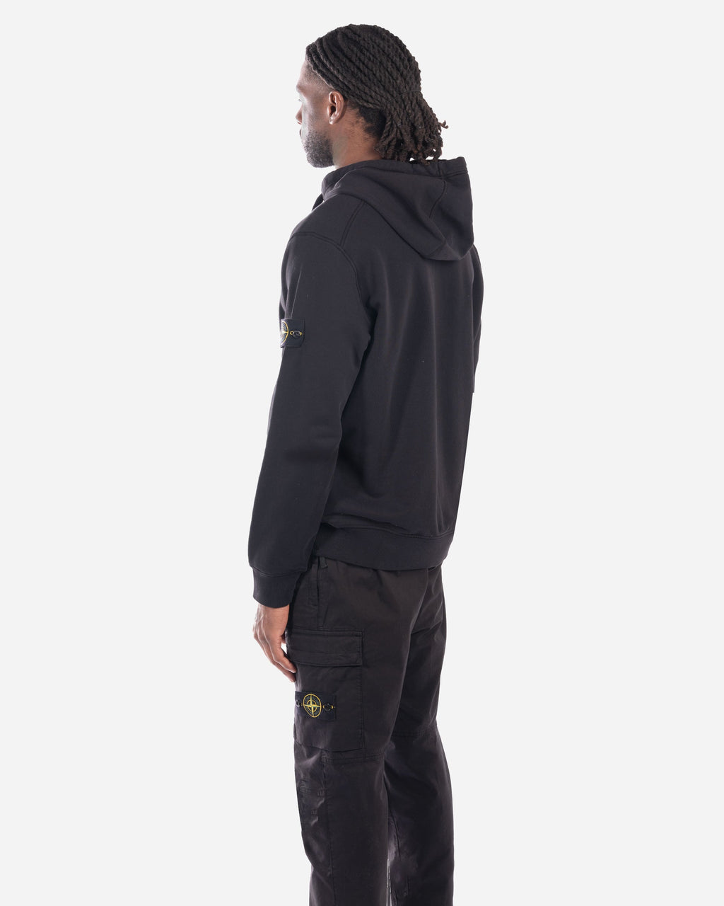 Sweatshirt à Capuche Noir