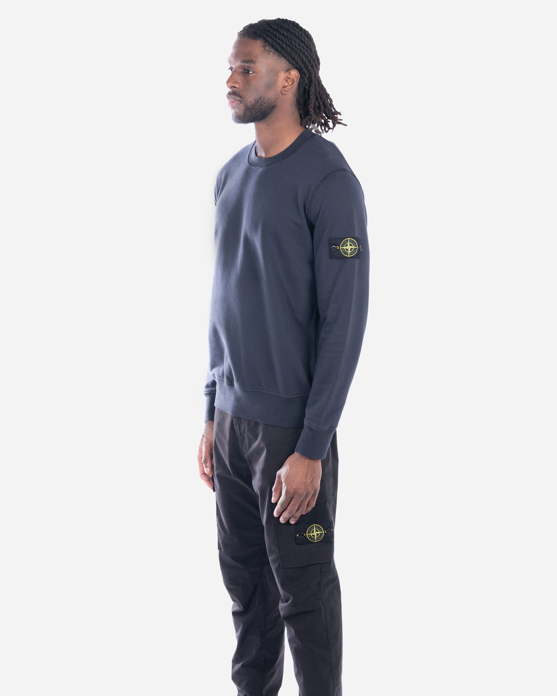 Sweatshirt Ras-du-Cou Navy Blue
