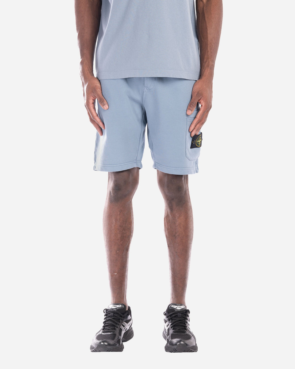 Bermuda en Molleton Bleu