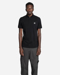 Polo à Écusson Noir