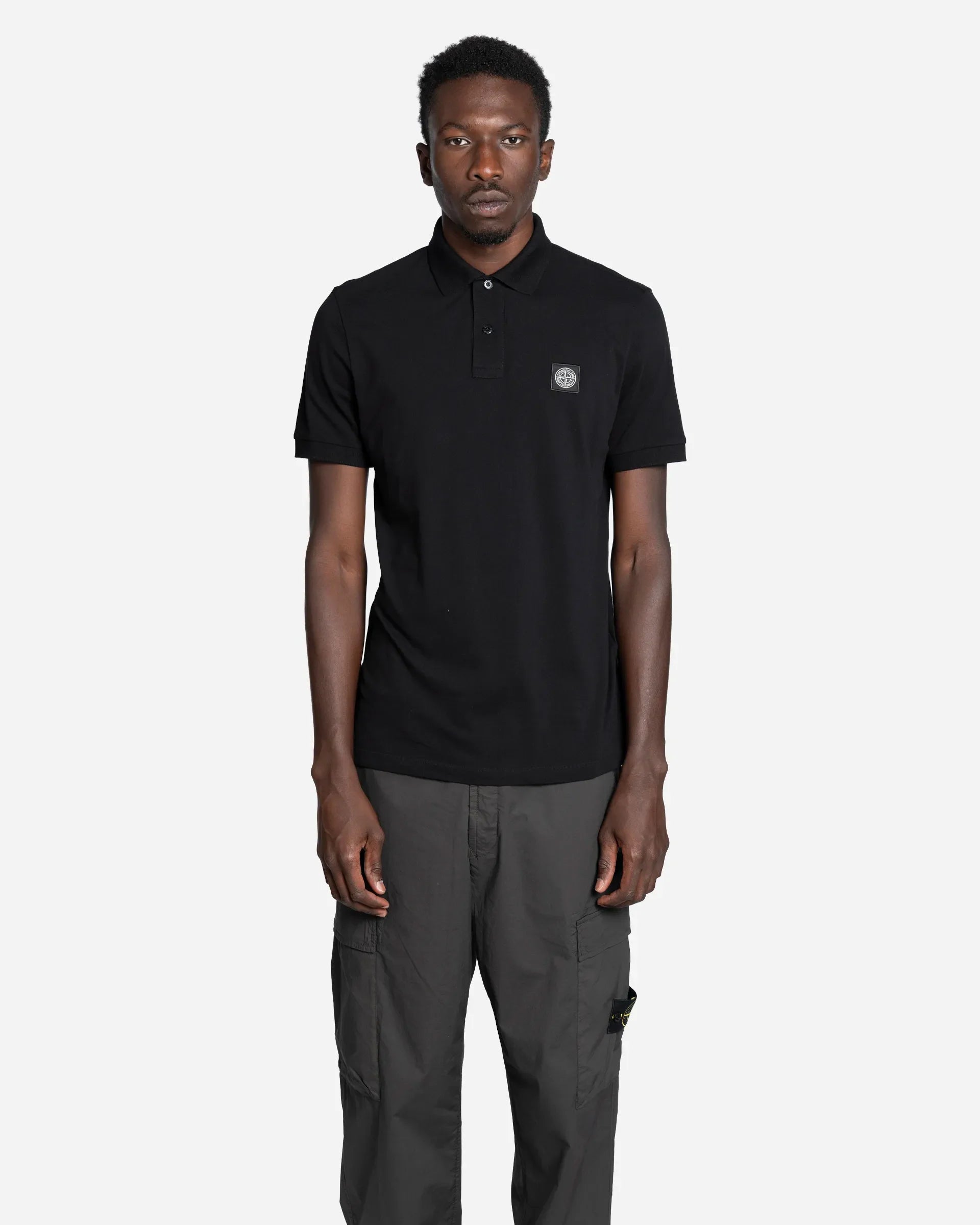 Polo à Écusson Noir