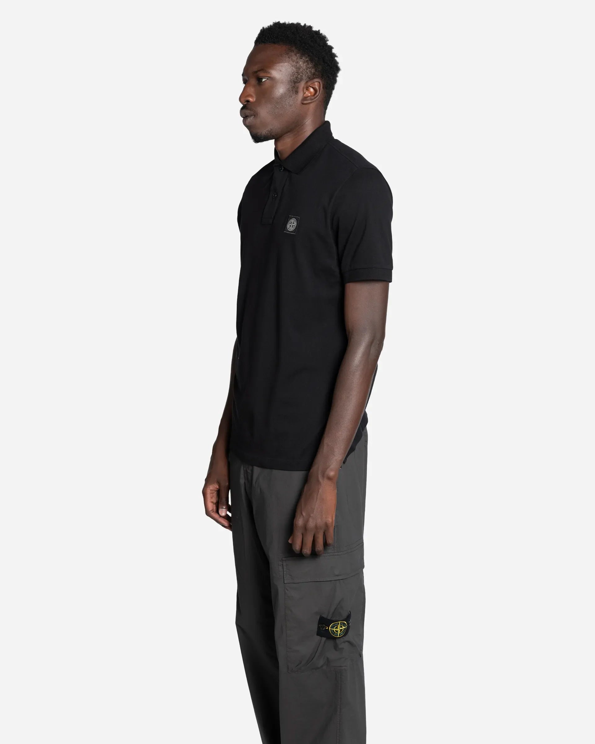 Polo à Écusson Noir