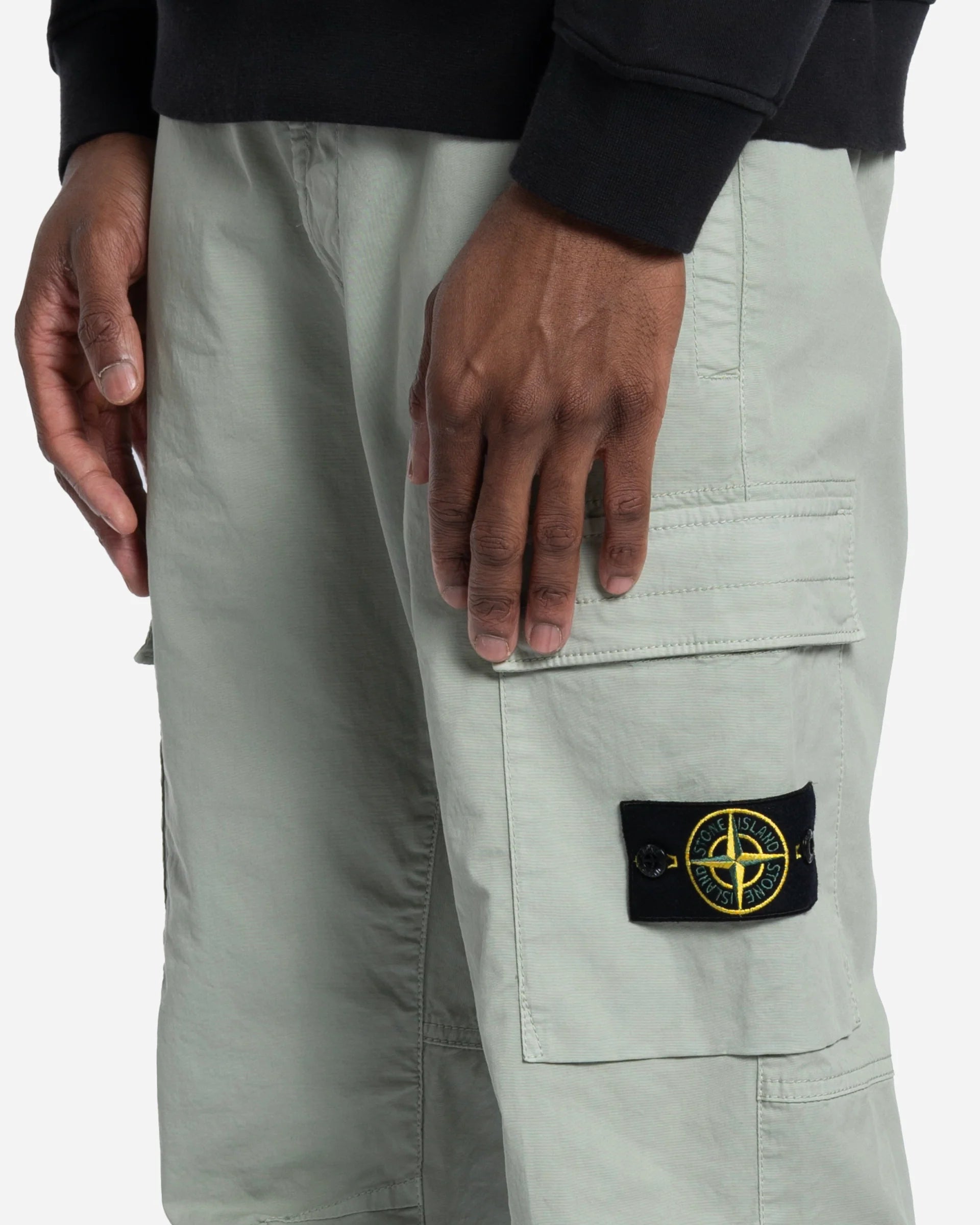 Pantalon Cargo Vert Sauge