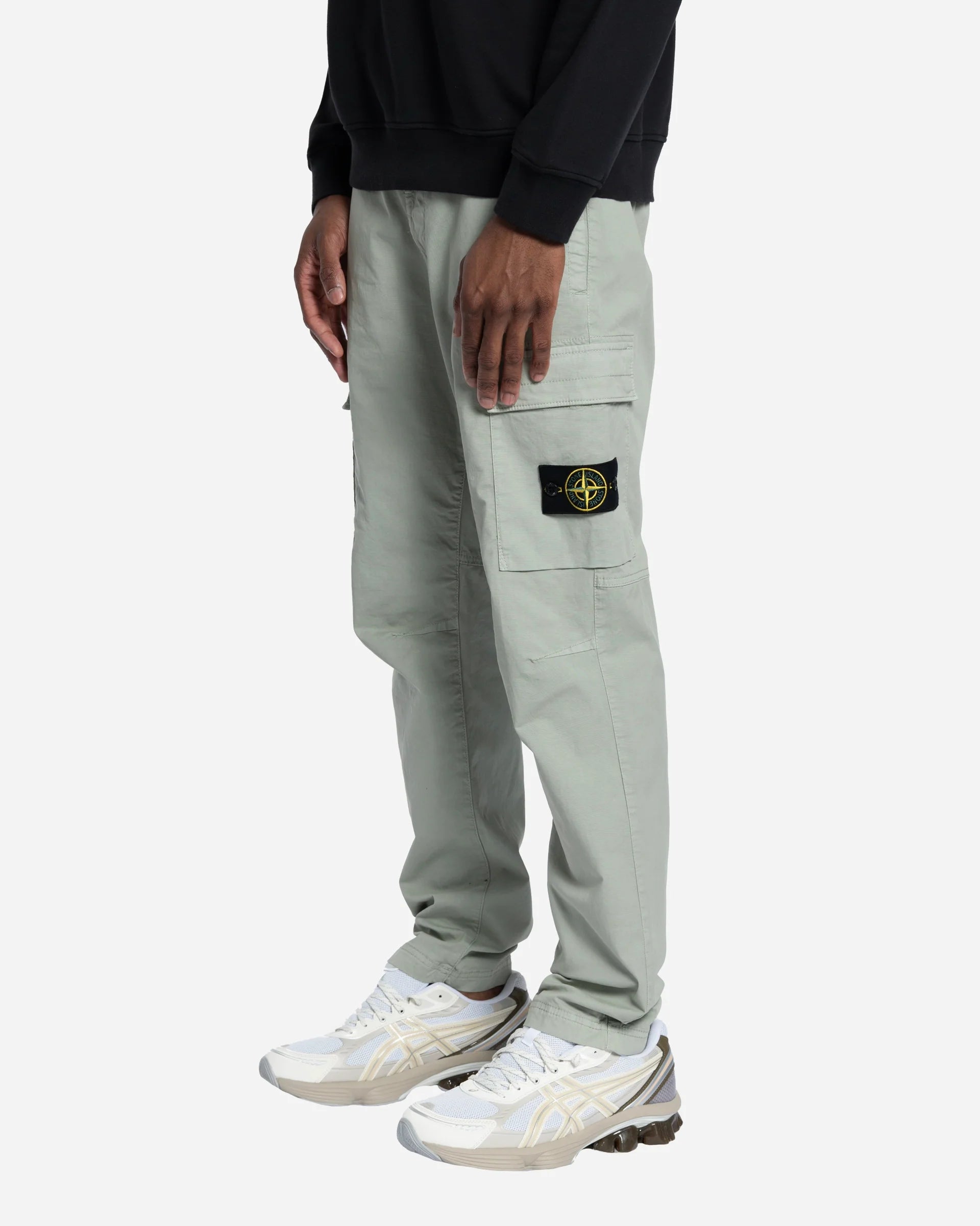 Pantalon Cargo Vert Sauge