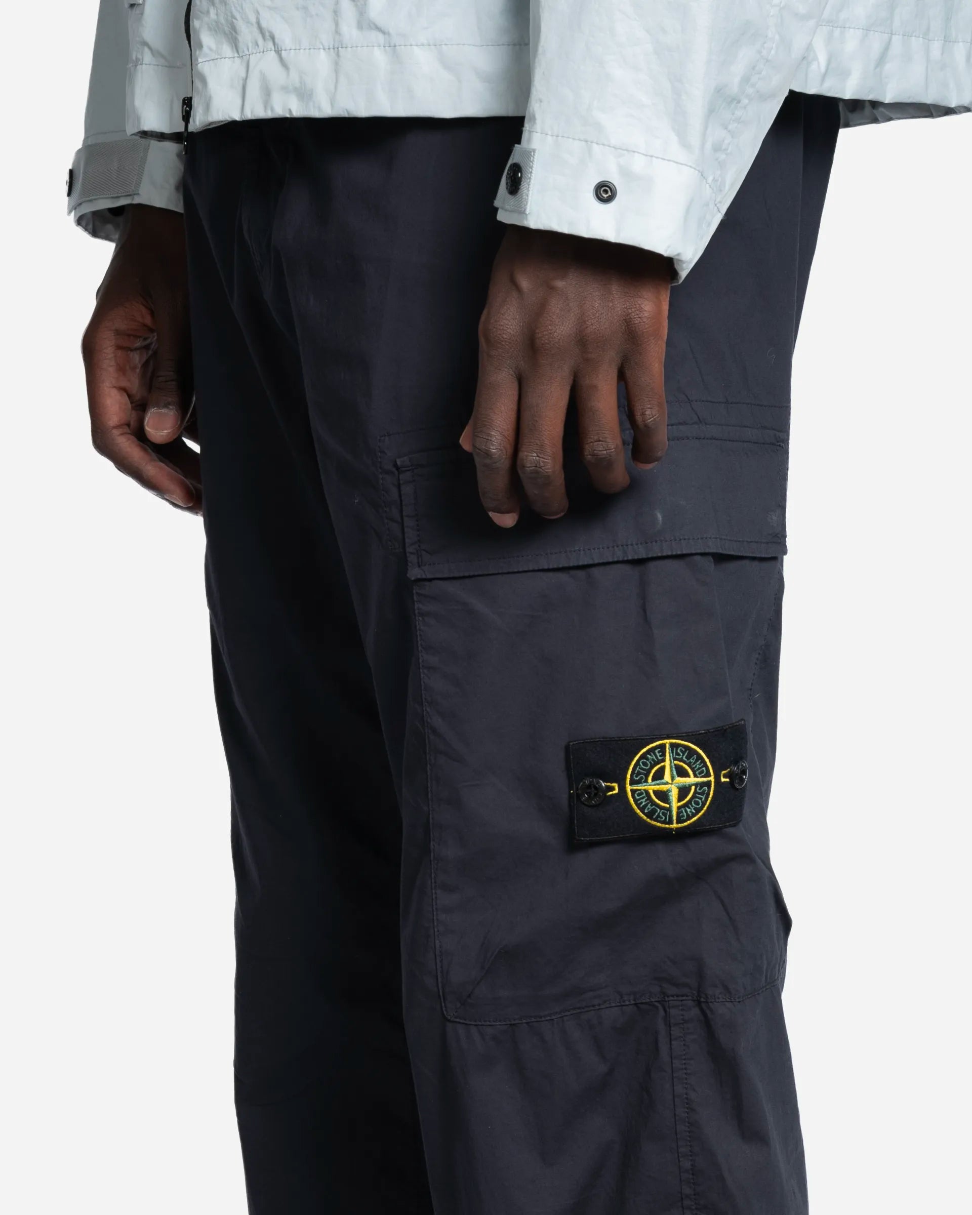 Pantalon Cargo Couple Ample Navy Blue