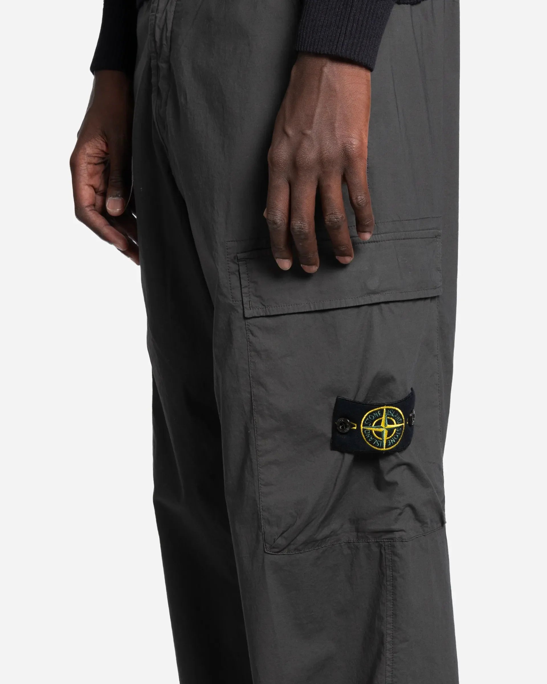 Pantalon Cargo Couple Ample Charcoal