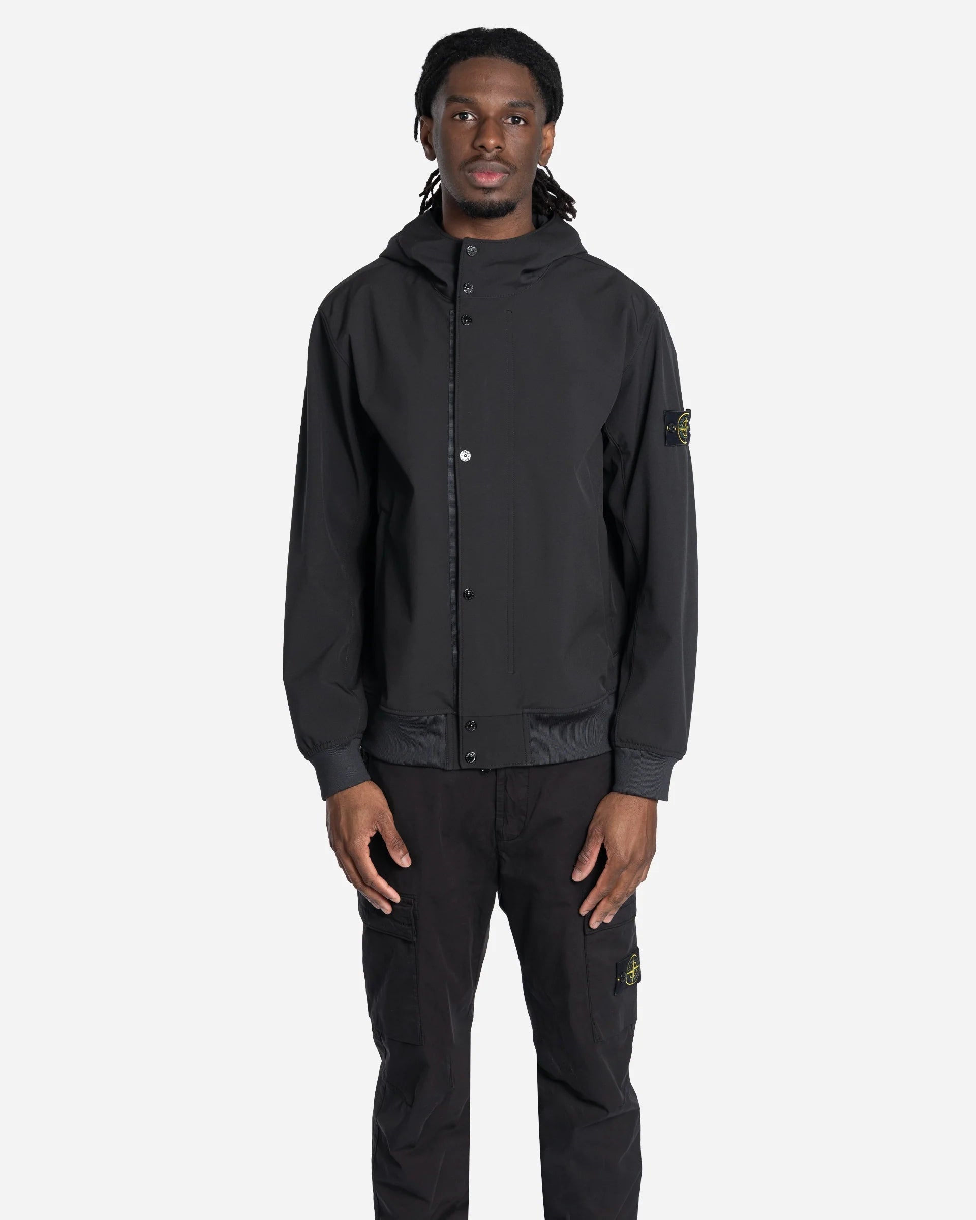 Veste à Capuche Light Soft Shell-R Noire