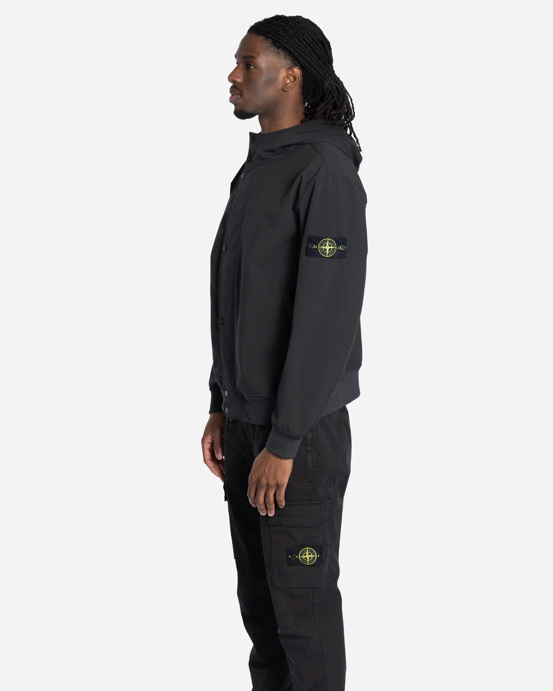 Veste à Capuche Light Soft Shell-R Noire