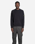 Pull Ras-Du-Cou avec Manches Raglan Navy