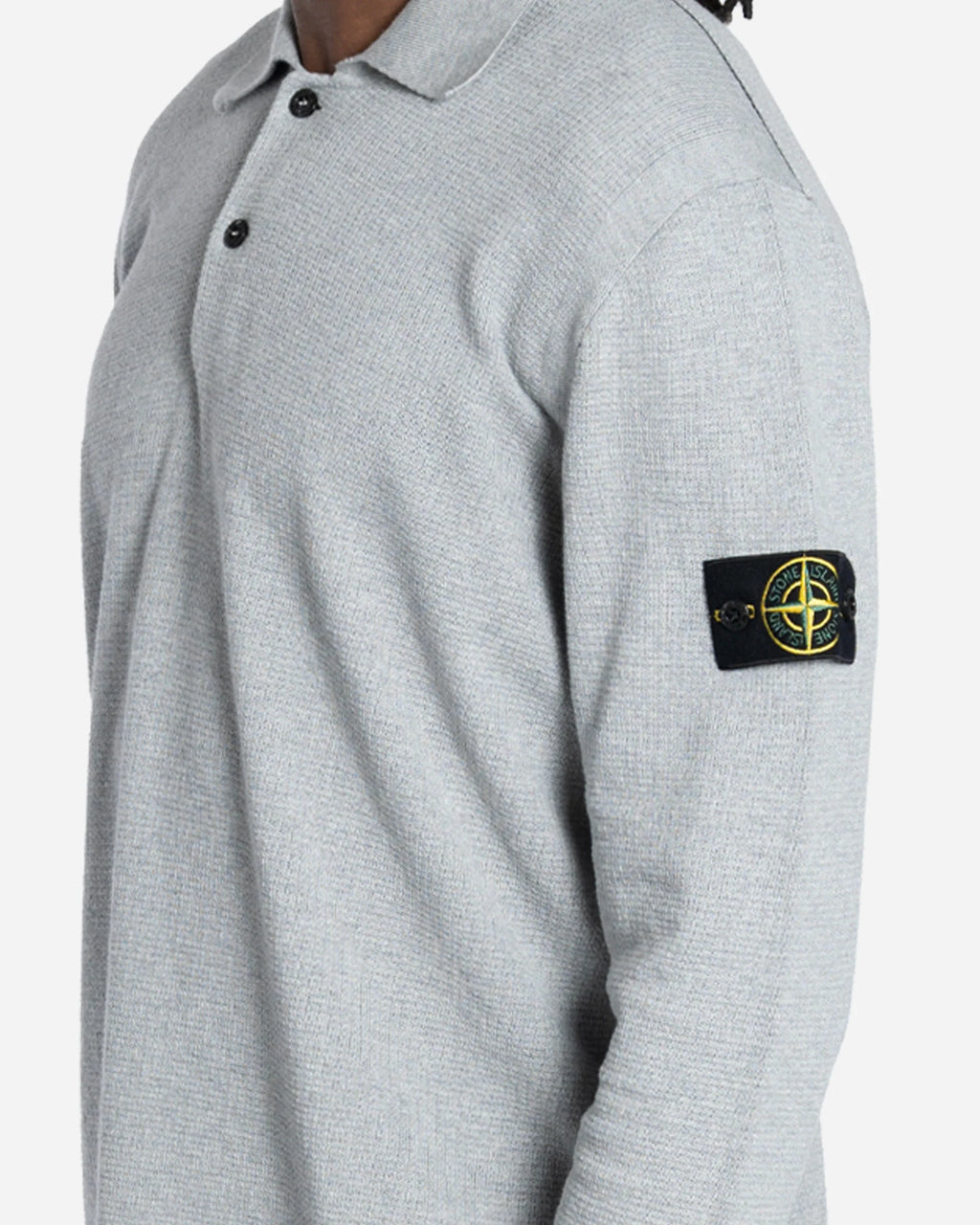 Ls Polo Melange Pearl Grey