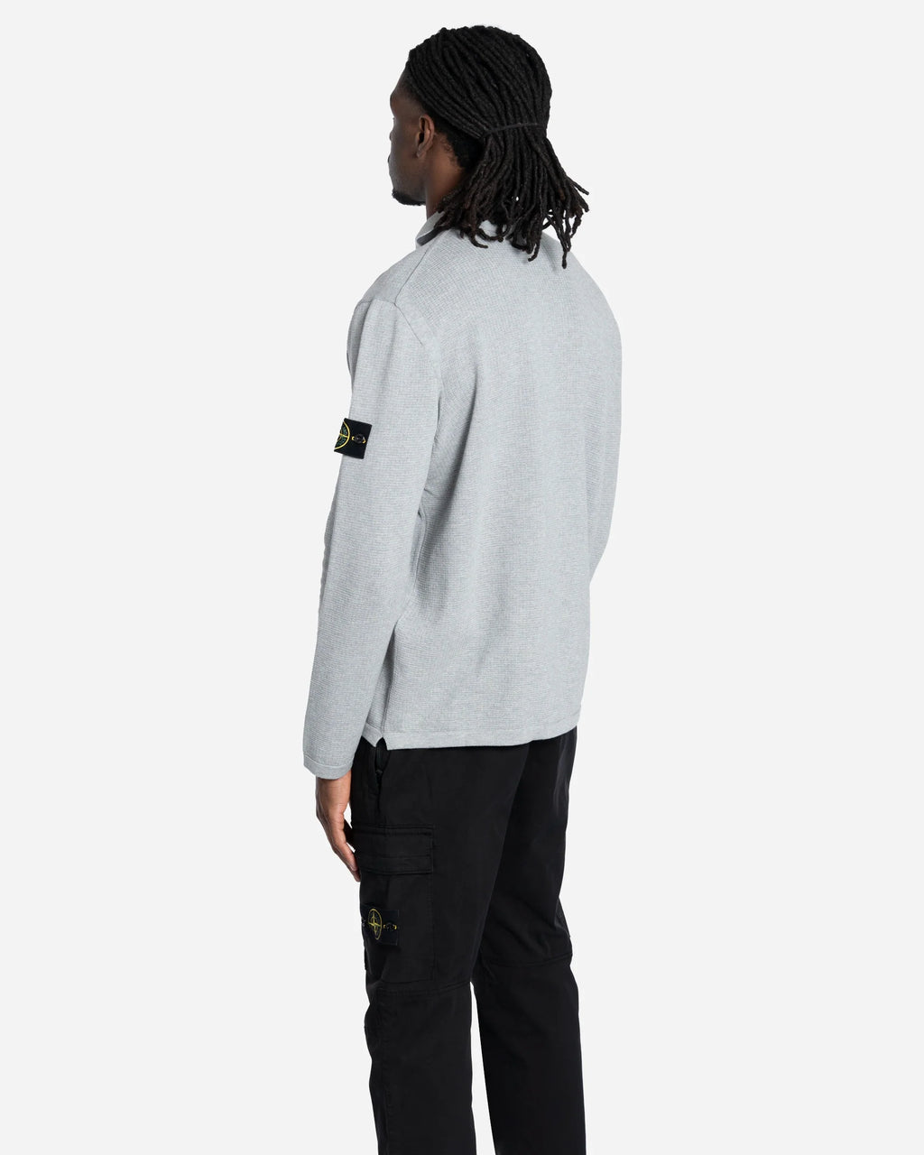 Ls Polo Melange Pearl Grey