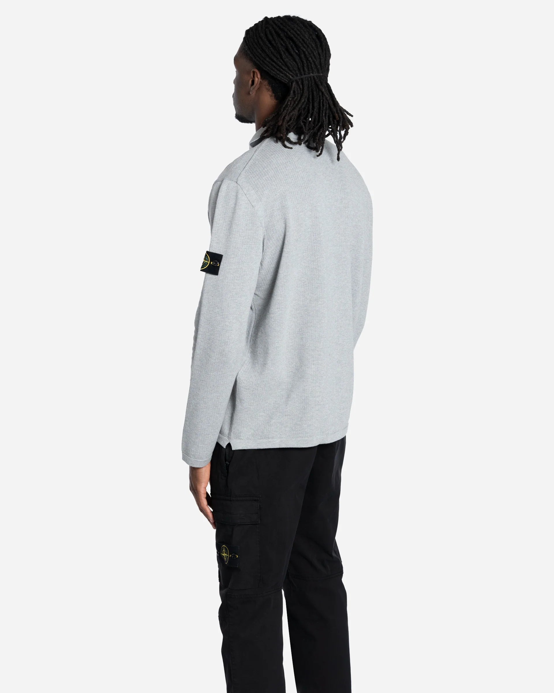 Ls Polo Melange Pearl Grey