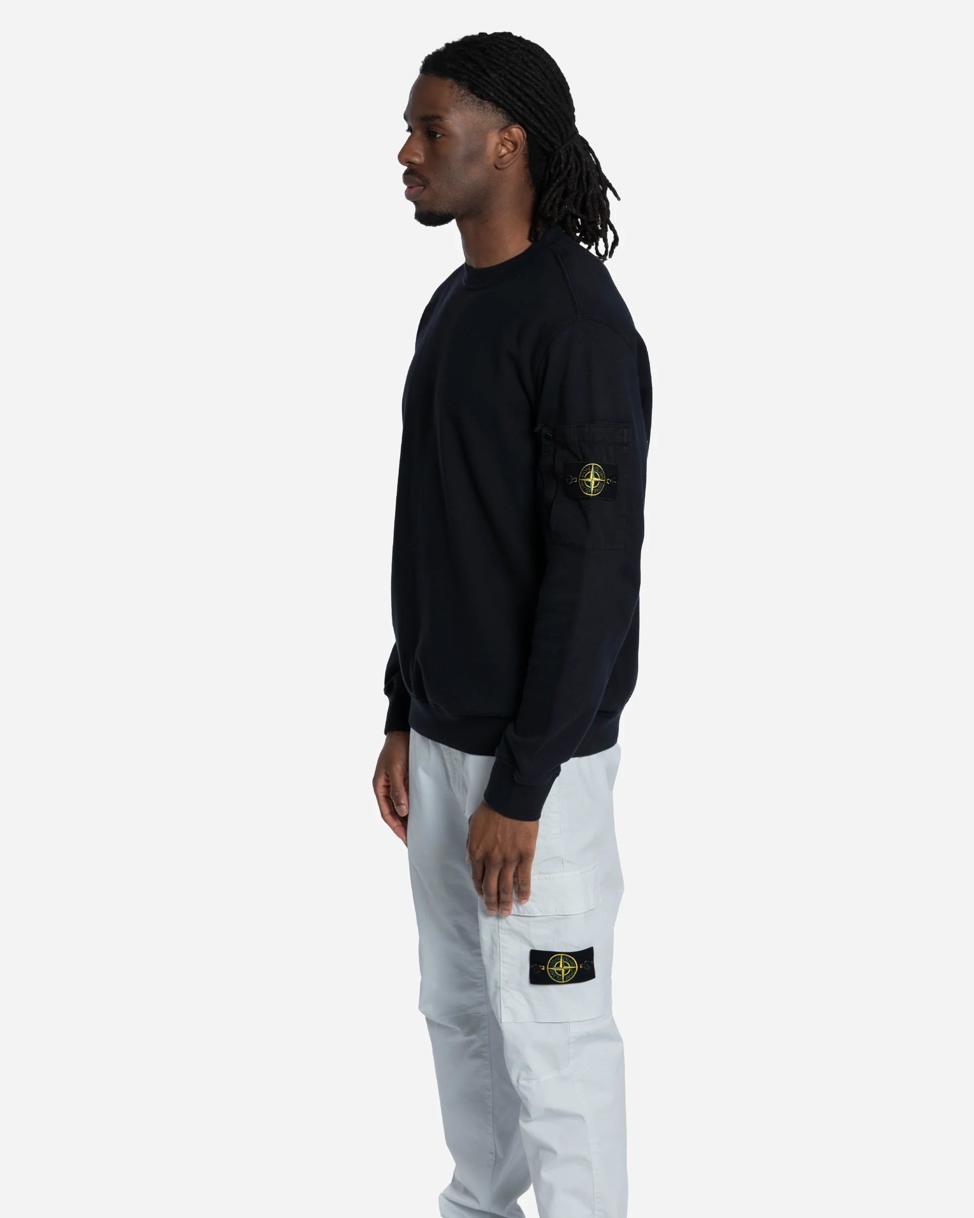 Sweatshirt Ras-du-Cou Bleu Marine
