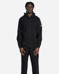Sweatshirt Zippé à Capuche Noir