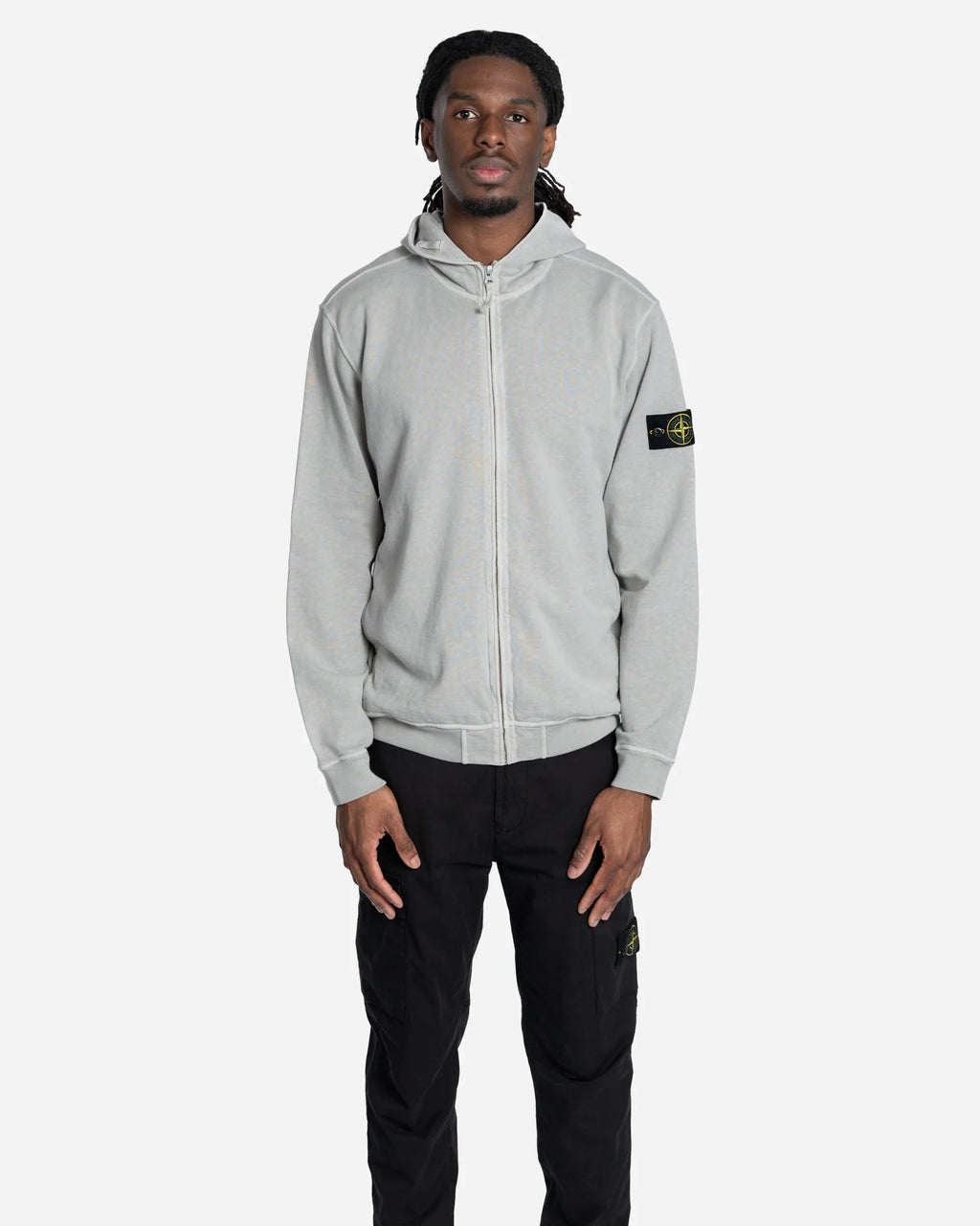 Sweatshirt Zippé Pearl Grey