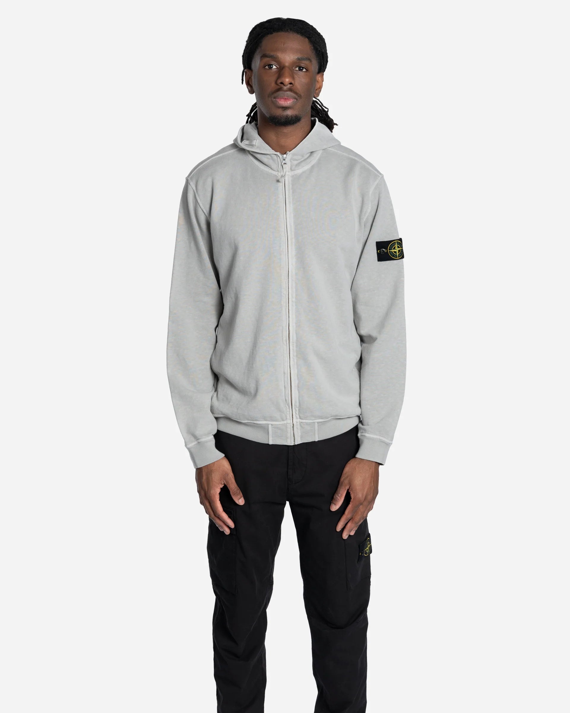 Sweatshirt Zippé Pearl Grey