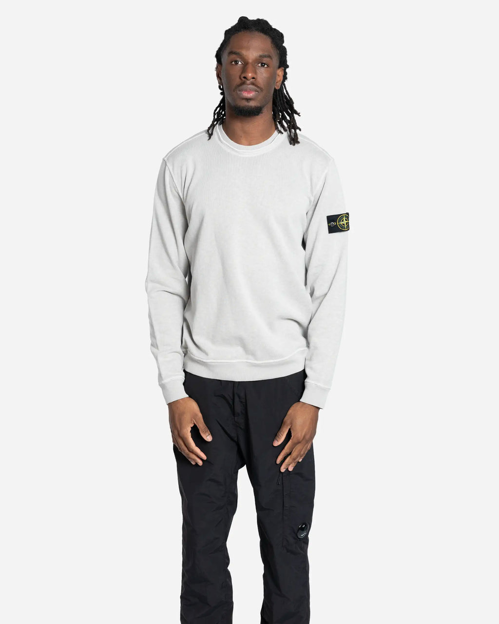 Sweat-shirt Ras-du-cou Pearl Grey