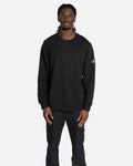 Sweatshirt à Col Rond Noir