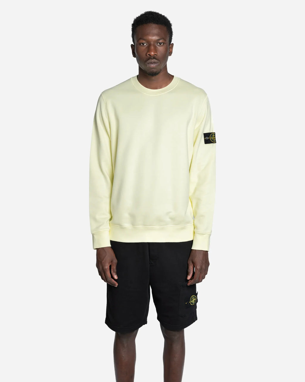 Sweatshirt Ras-du-Cou Pastel Yellow