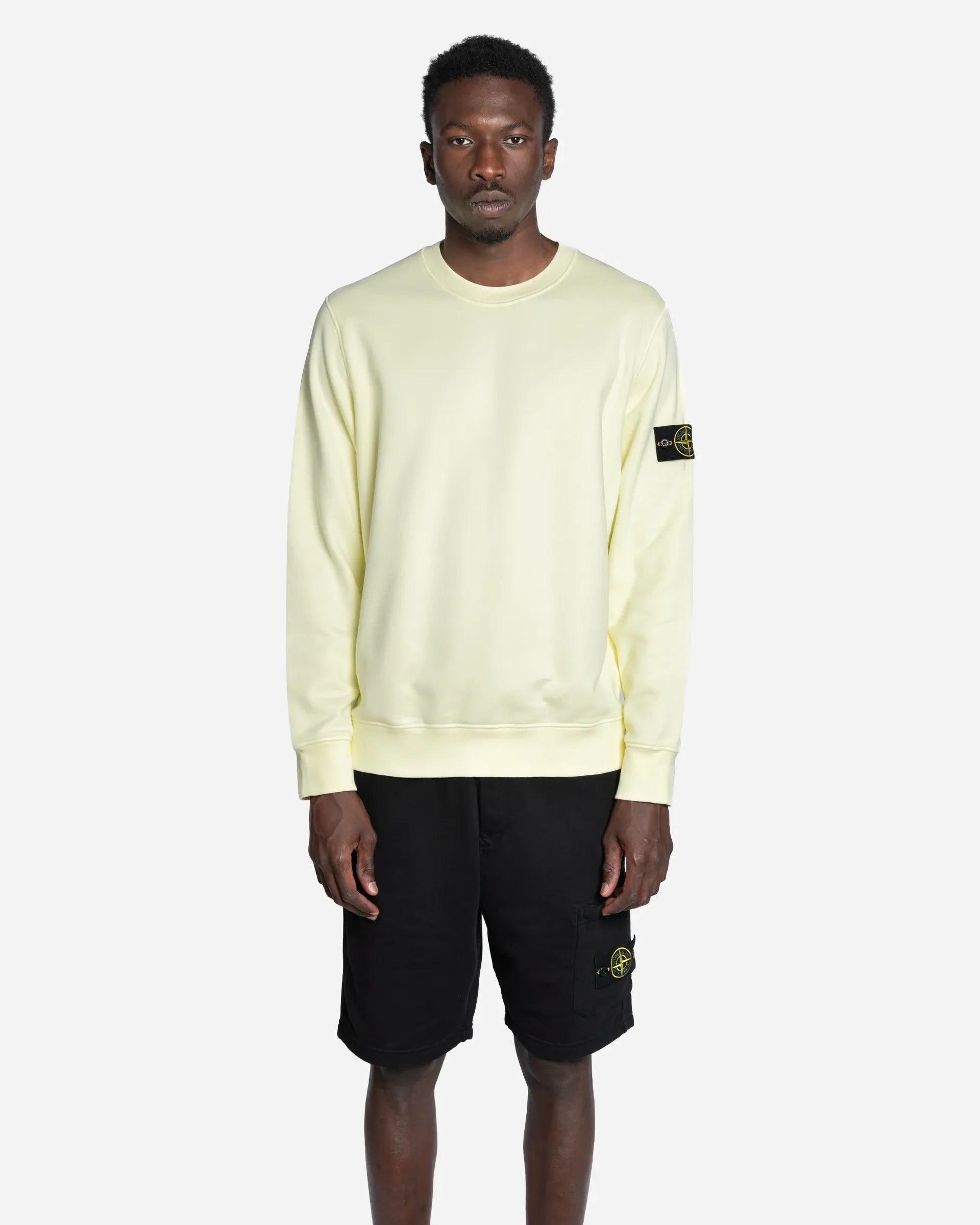 Sweatshirt Ras-du-Cou Pastel Yellow