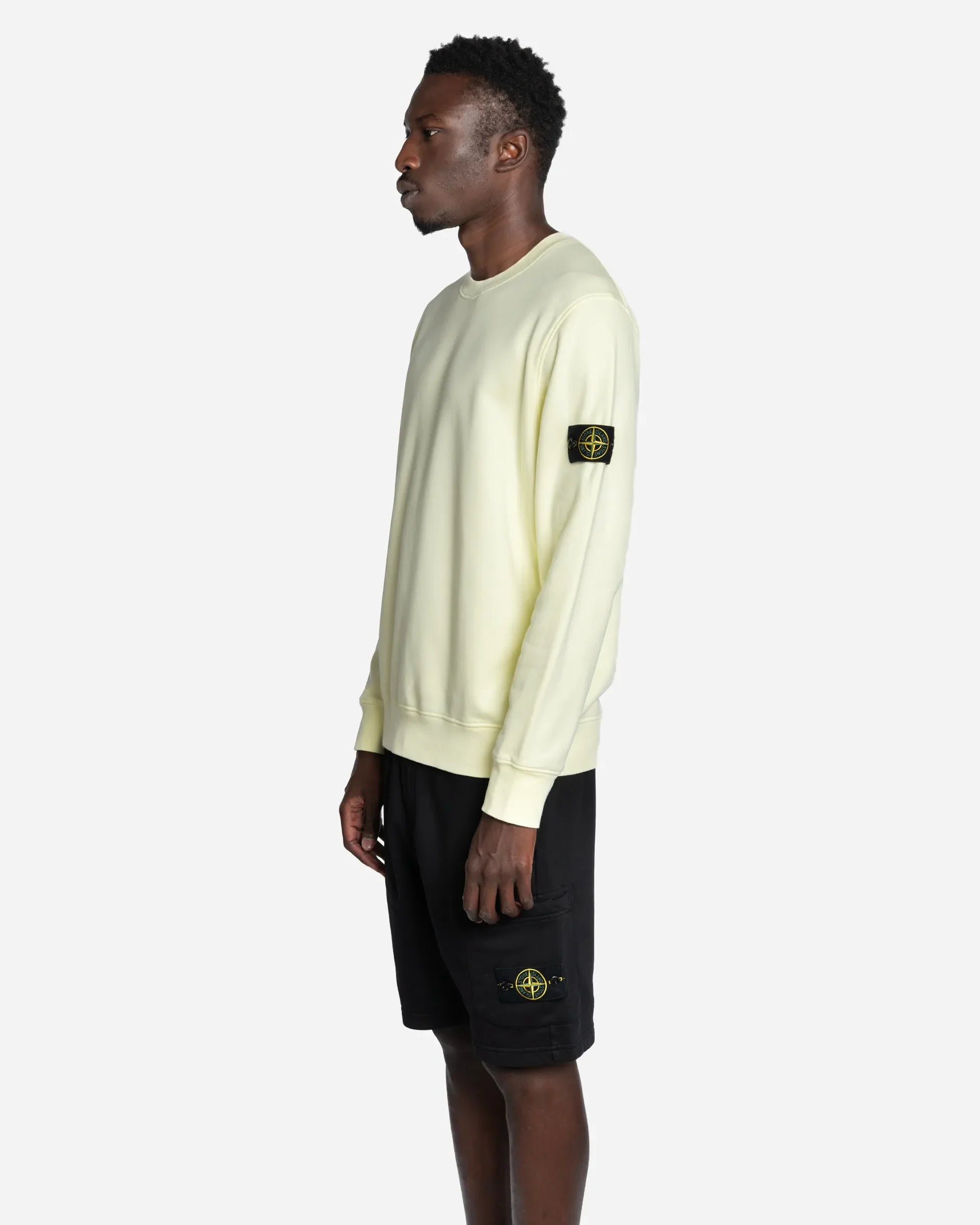 Sweatshirt Ras-du-Cou Pastel Yellow