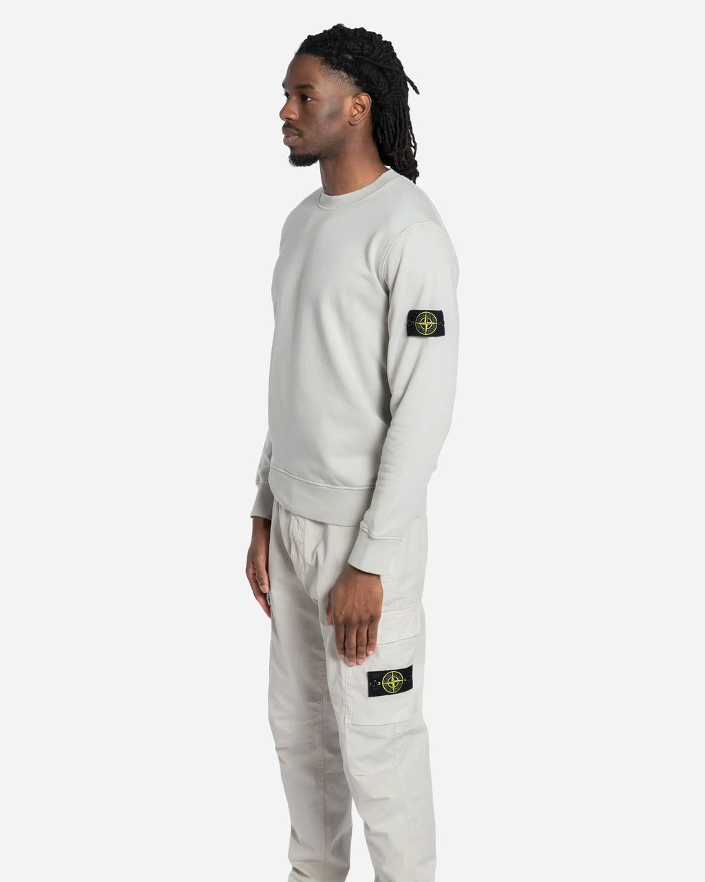 Sweatshirt Ras-du-Cou Pearl Grey