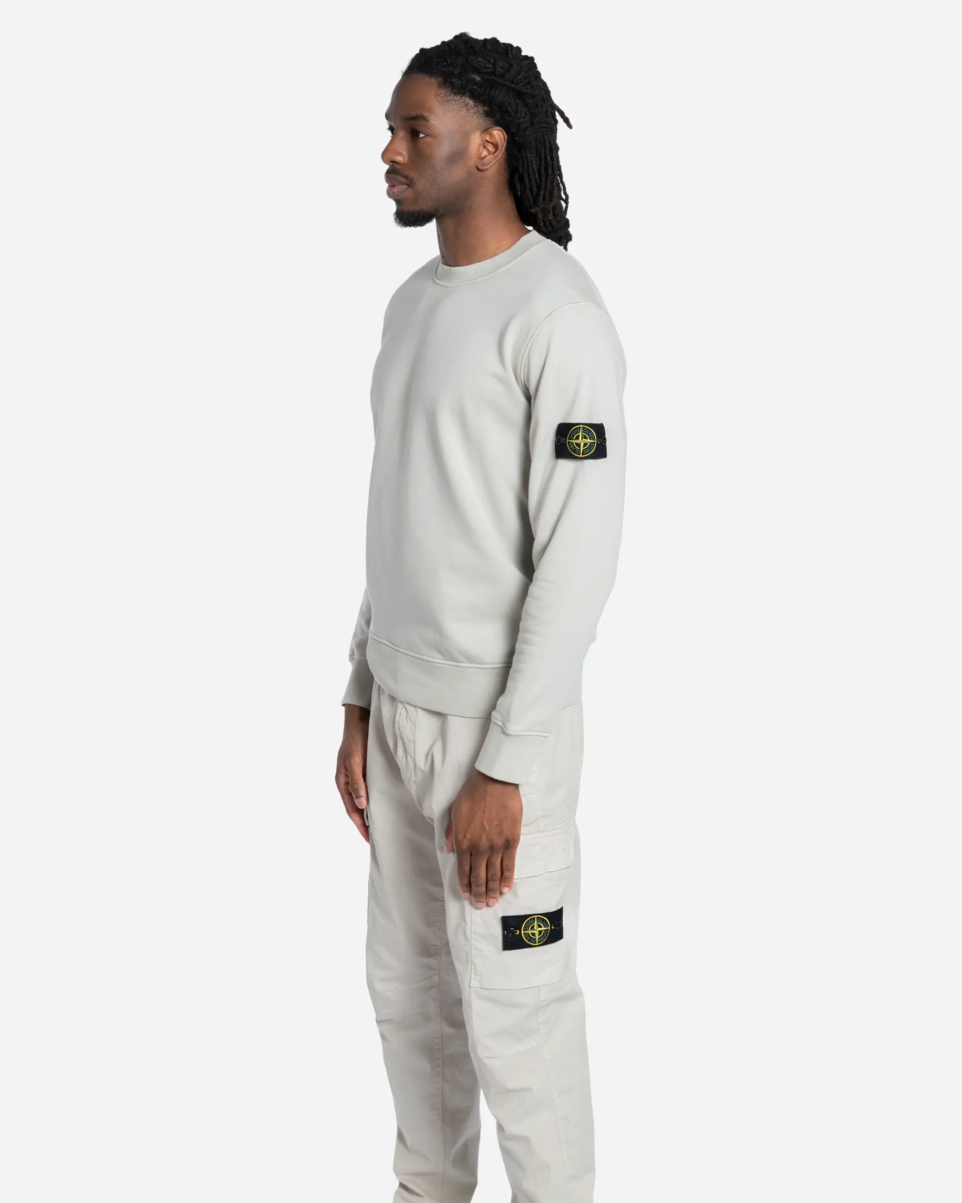 Sweatshirt Ras-du-Cou Pearl Grey