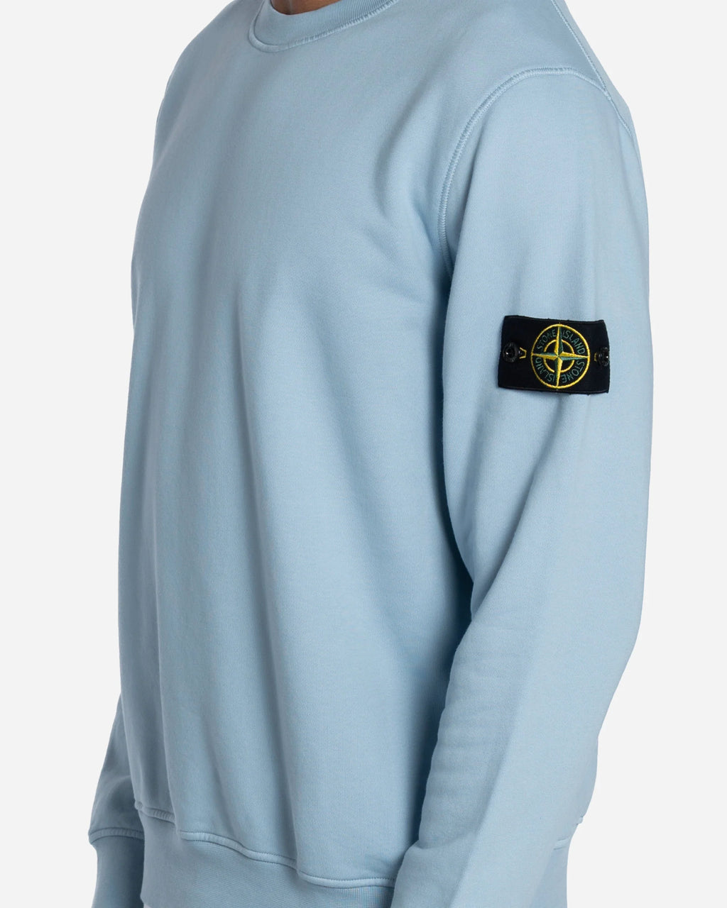 Sweatshirt Ras-du-Cou Bleu Poussière