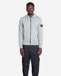 Sweat-Shirt Zippé à Capuche Melange Grey