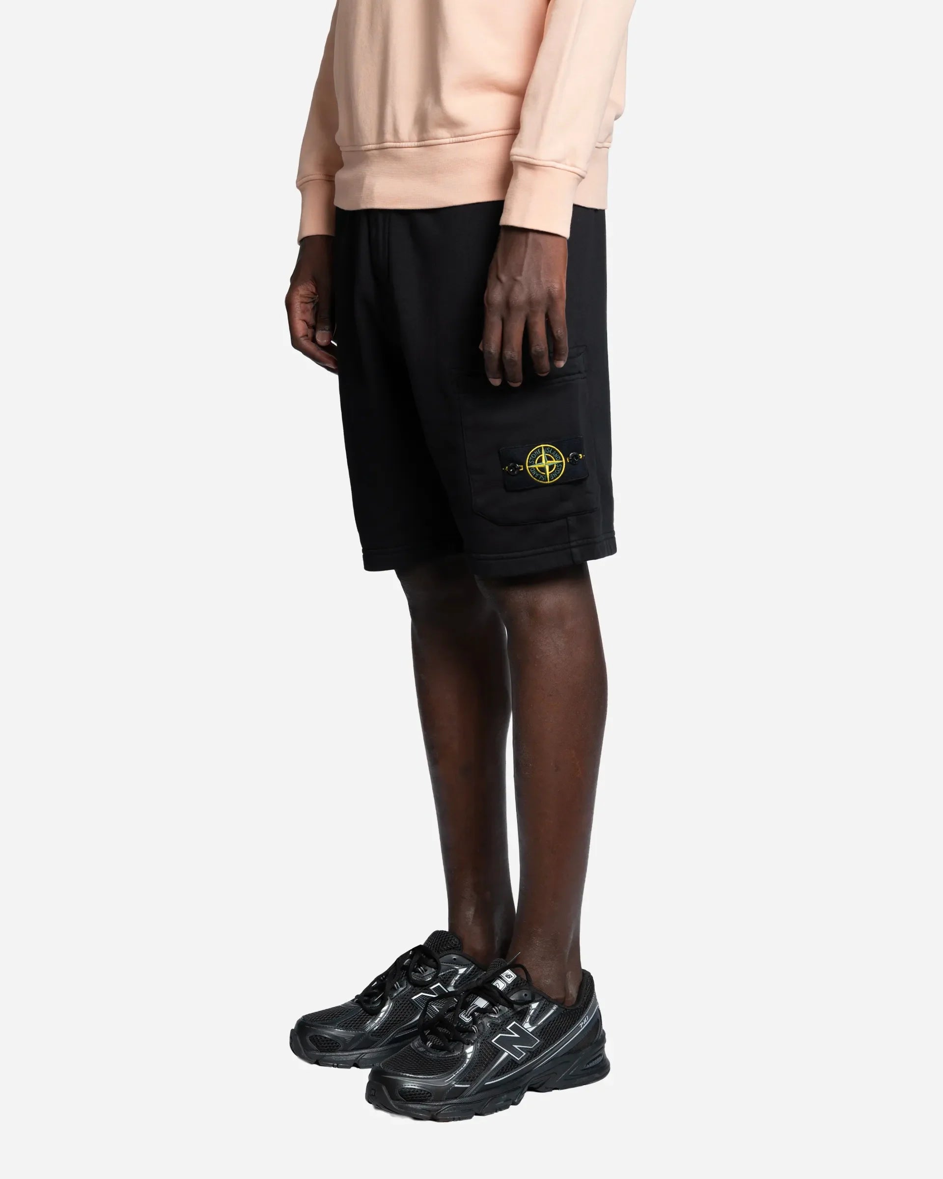 Short de Jogging en Molleton Black